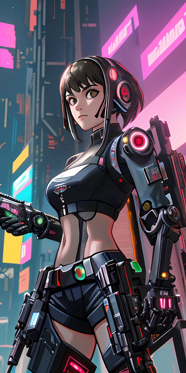 Obra-prima, melhor qualidade, (muito detalhado CG unidade 8k papel de parede) (melhor qualidade), (best illustration), (melhores sombras), Rastreamento, super detalhado , ((melhor qualidade)), ((obra-prima)), (altamente detalhado:1.3), ....3d, (Cyberpunk:1.6), on space, nebulosa, (propriedade_arma:1.3), Jedi, sabre de luz vermelho, (1Mecha feminina:1.3), corpo sexy, facing the audience, olhos brilhantes, corpo inteiro, profundidade de campo, Maximum clarity and clarity, texturas multicamadas, Perfect Ratios, octan render, two-tone illumination, grande abertura, ISO baixo, white-balance, rule of thirds, 8K BRUTO, subpixel efficiency, produto de volume sub-pixel, (melhor qualidade), cabelo longo, (peito grande: 1.2) --v6