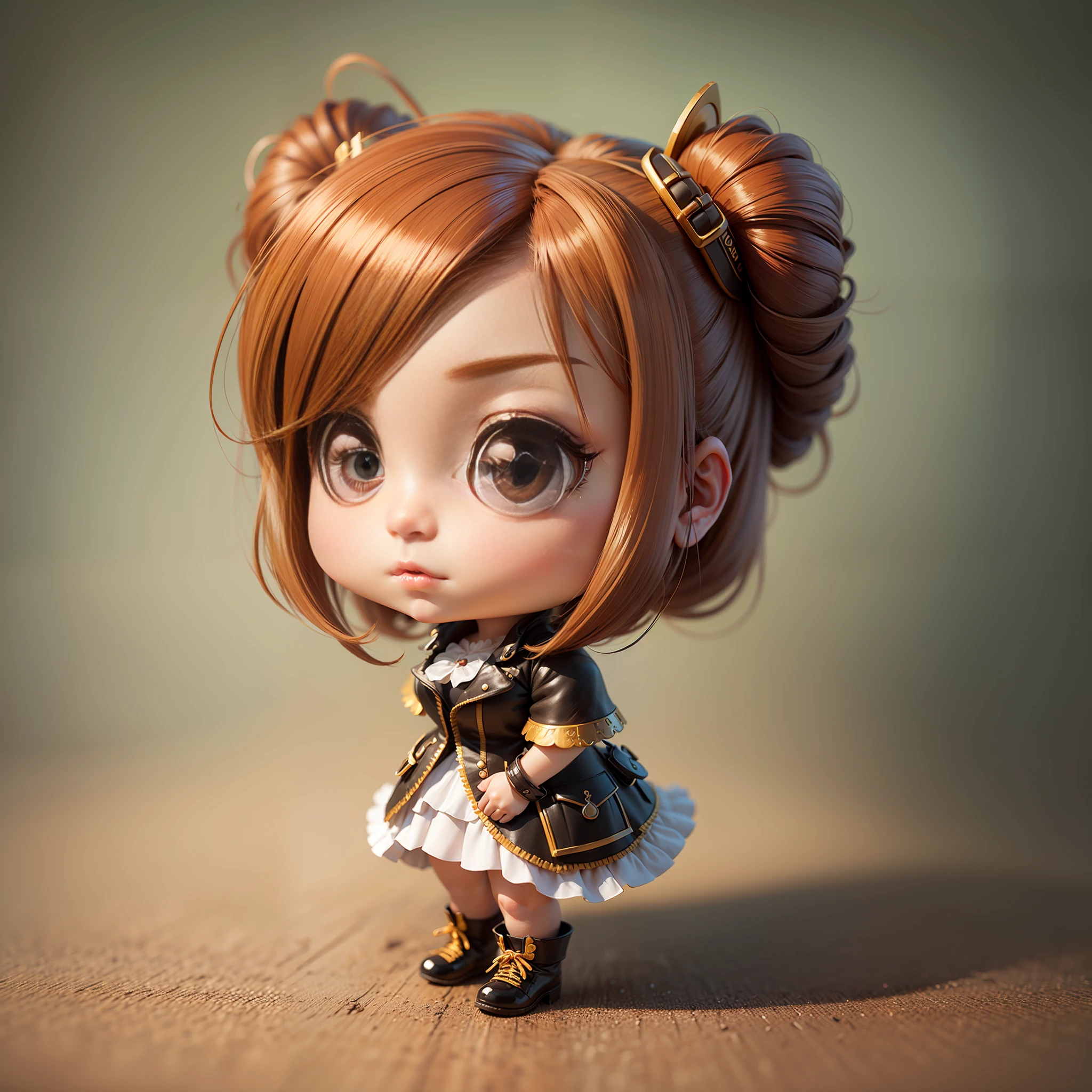 3d rendering of girl disney cute pop chibi --auto --s2
