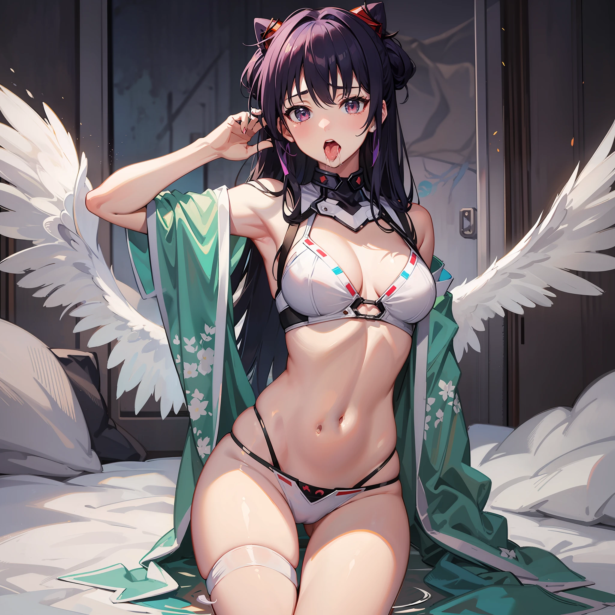 asuka,oral sexy,a masterpiece of,the Long legs,medium chest circumference,length hair,