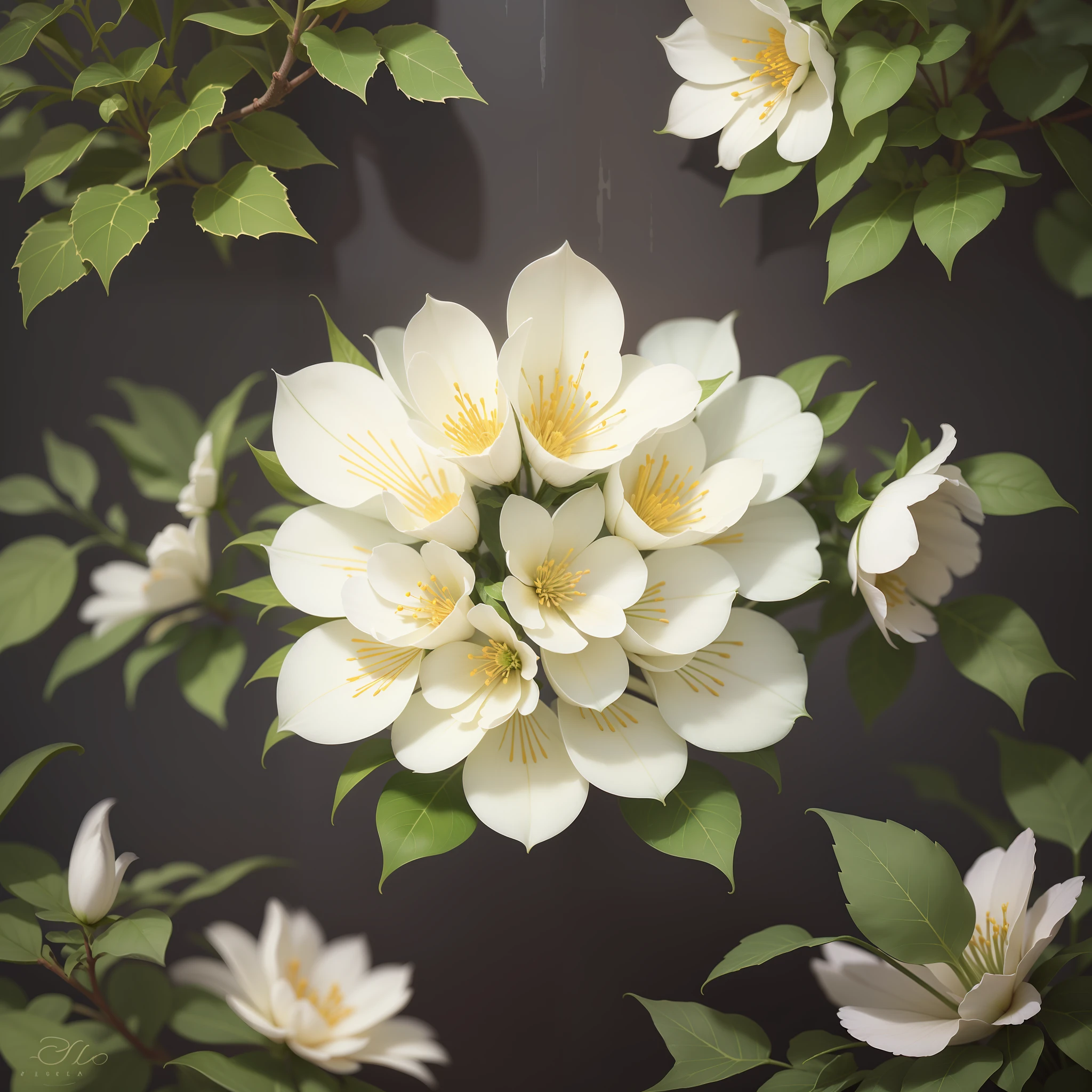 ivy、Close up of white flowers on black background, ivy、pale yellow wallpaper, garis edelweiss, Black Wallpaper, Ivy and flowers background, background natural flower, floral wallpaper, light cream and white colors, flannel flower, No background, Pflanzen, Alternative, pale, delightful, harmonious