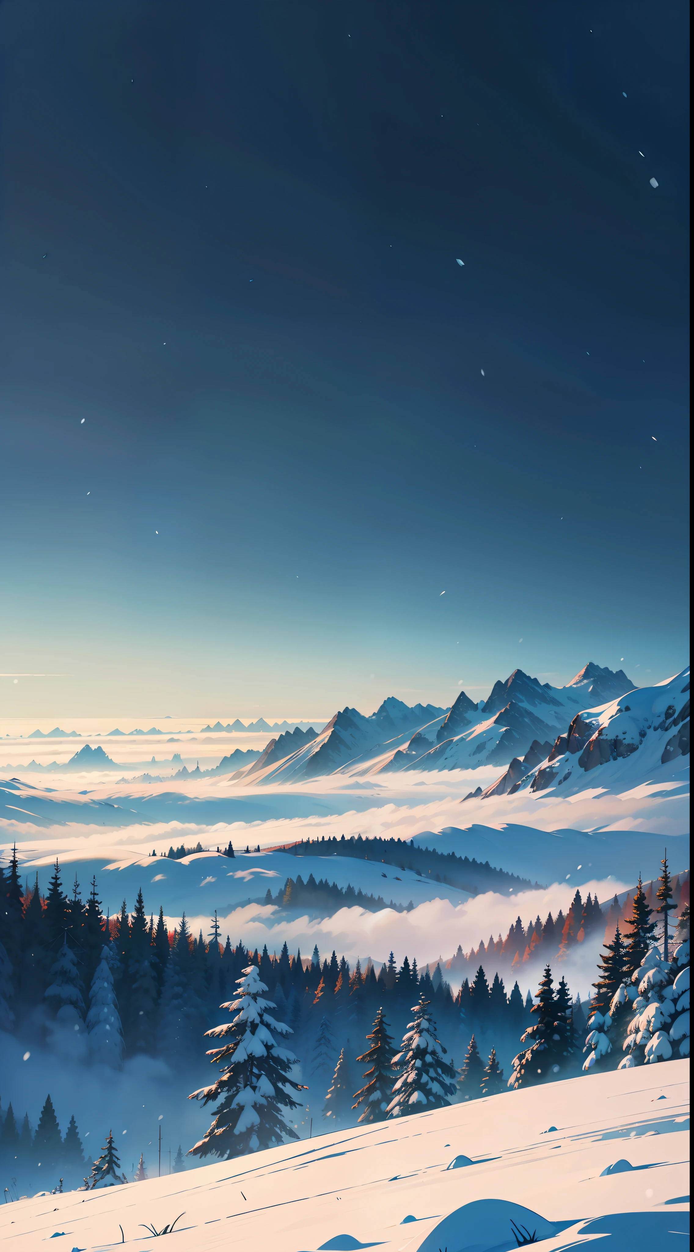 Best quality,16K Ultra Clear,snow mountains,grass field,smog,cable car,woods,Wonderland,misterious,fog atmosphere,exalted,Exquisite close-up,exquisitedetails,hyper detailled,