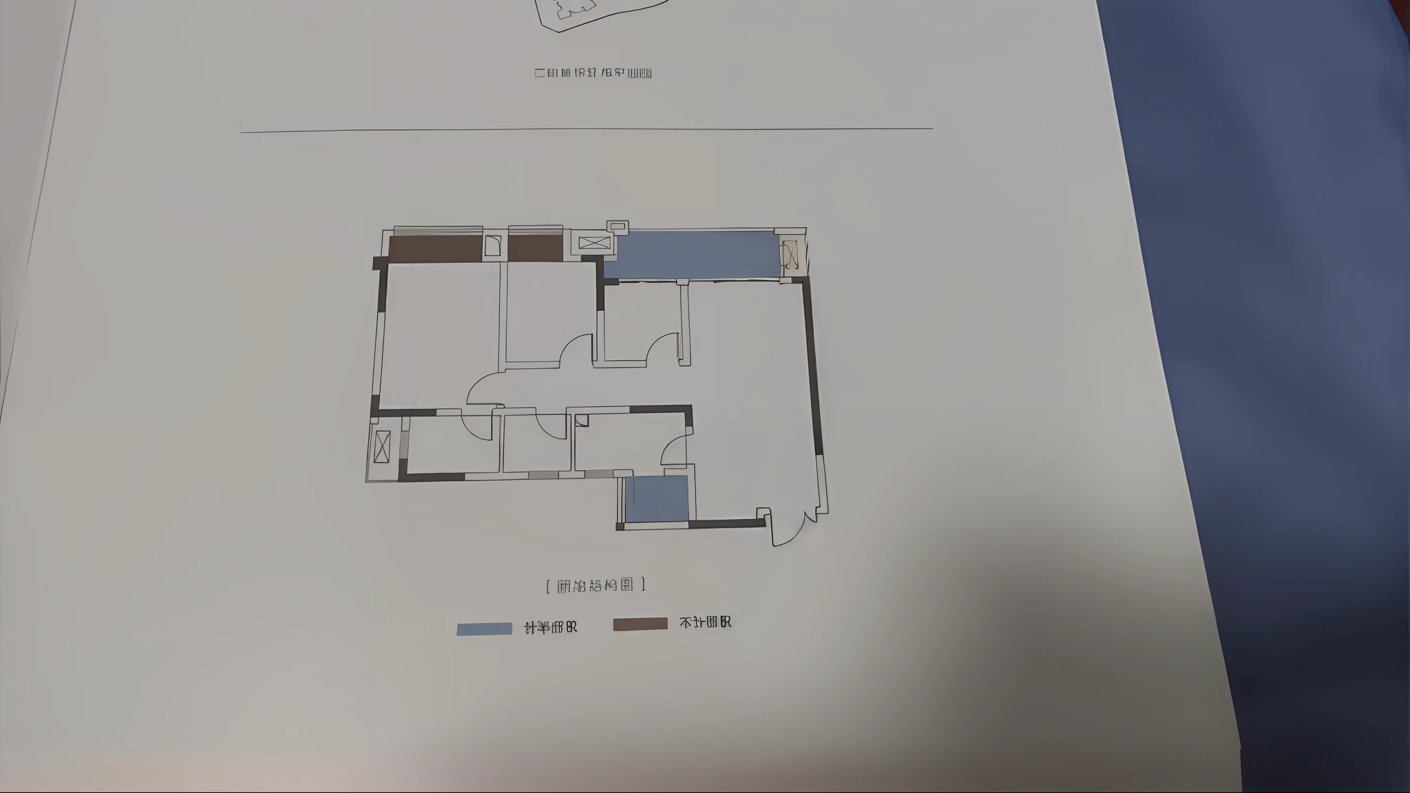 Design a simple decoration style for the uploaded floor plan