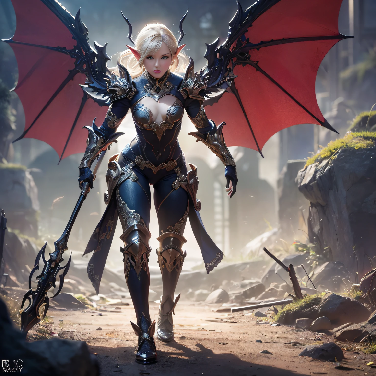 Full body, holding a bow, action pose, (Dark Fantasy:1.2), (Masterpiece, Epic Quality, Epic Realism, Ultra Resolution, 8K Photo Unity, Epic Detail: 1.1), Dark Elf, (Intricate Details, Dynamic Angle, Most Beautiful Form of Chaos, Rim Lighting, Soft Lighting, (Professional Photography, Photorealism, Hyperrealism), Ray Tracing, HDR --auto --s2