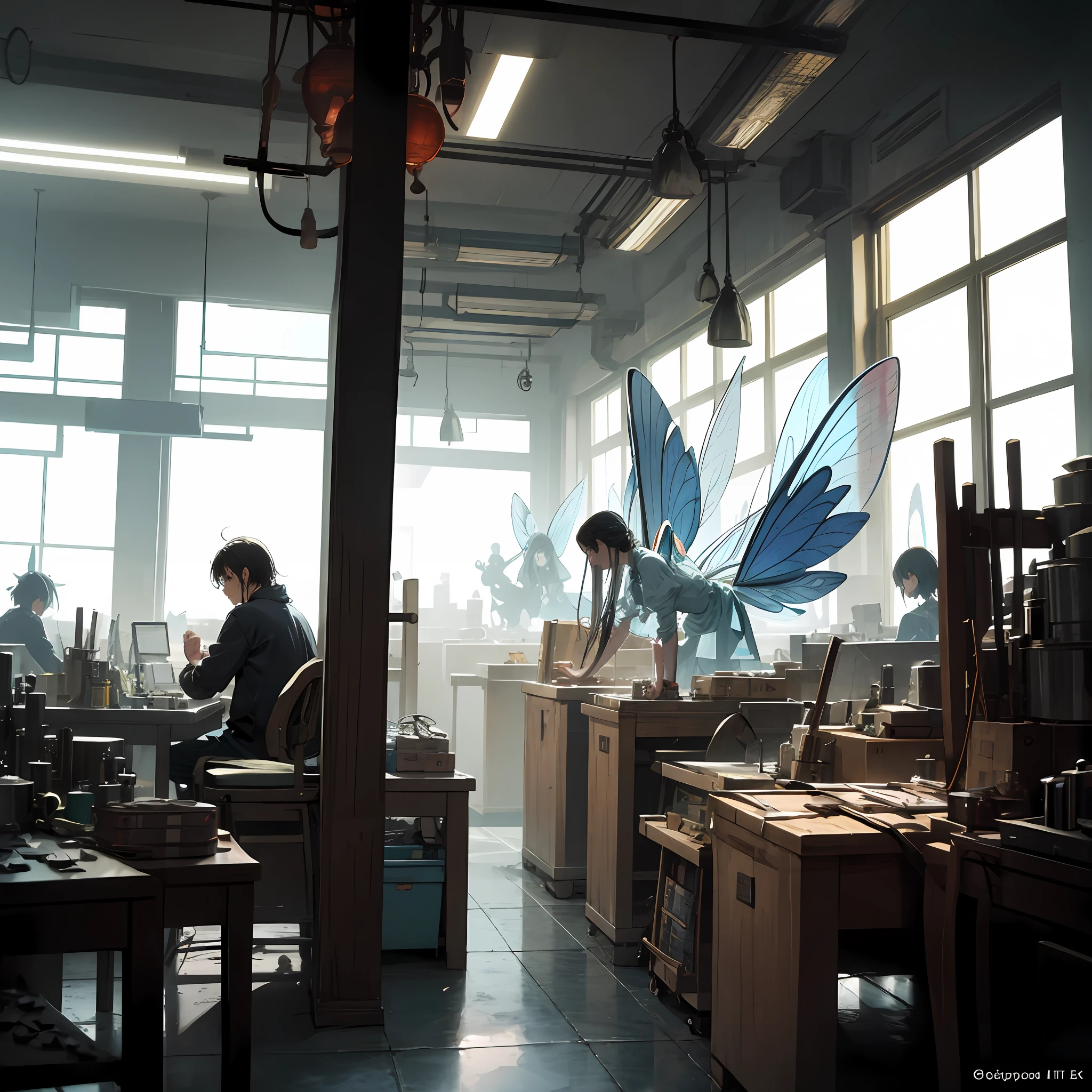 Another day to work in a fairy factory