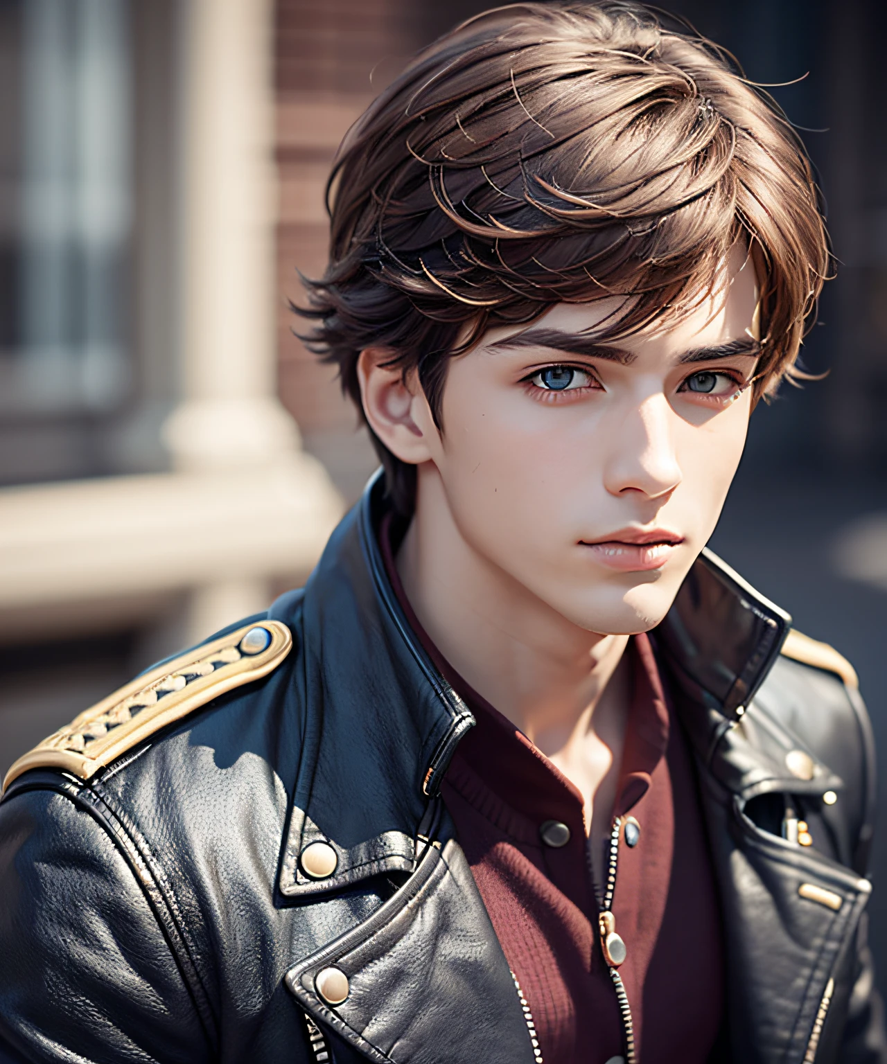 шедевр、realisitic、beste-Qualit、photo- realistic、lava、An illustraion、Cool Boy、Cool Boy、Dashing Boy