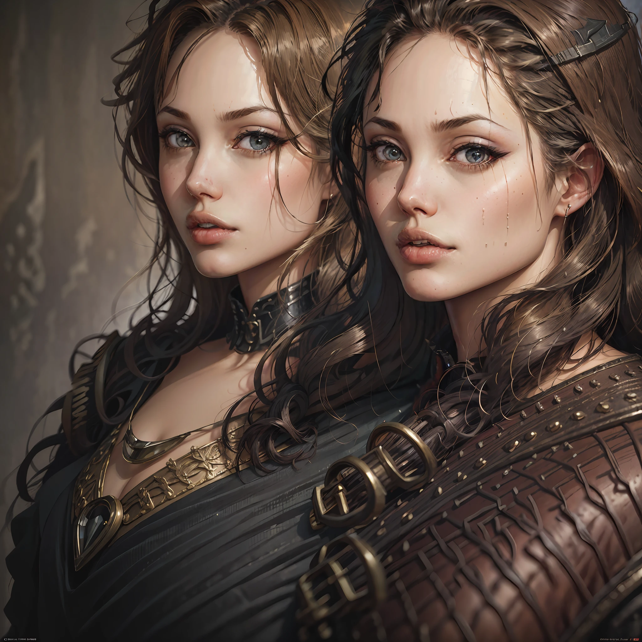 Portrait of a beautiful young woman, medieval, in the castle, , trending on artstation, sharp focus, studio photo, intricate details, highly detailed, by greg rutkowski --auto