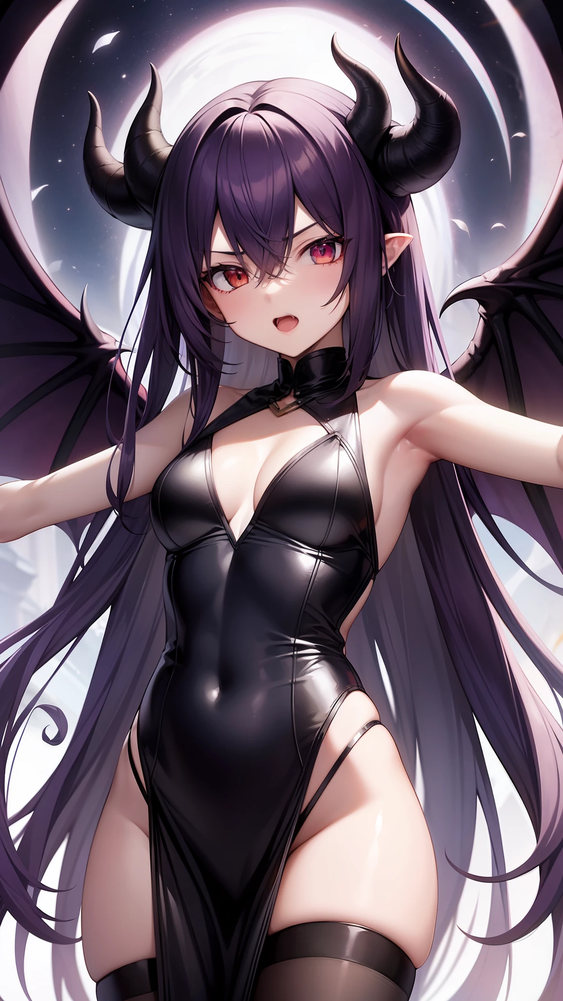 Lucifer deity々Right demon world beste-Qualit Hi-Res Intimidating aureole