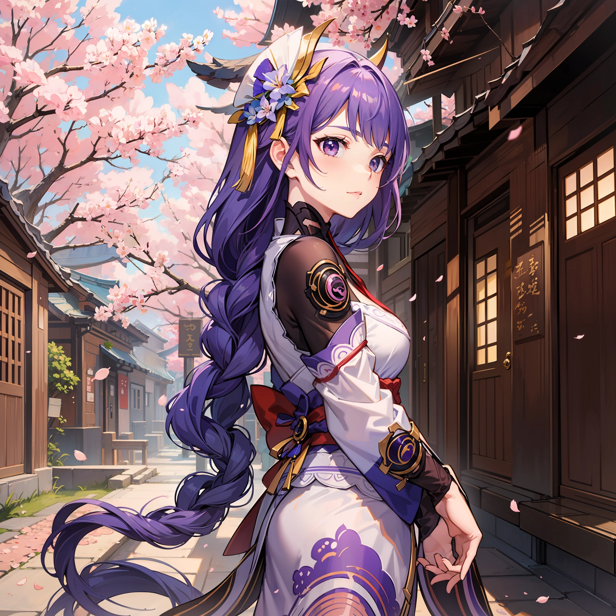 RaidenSyogun cherry blossoms