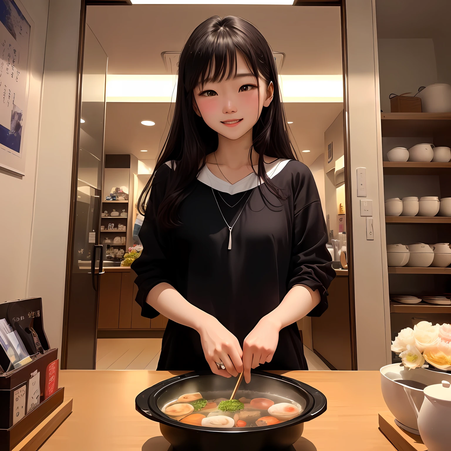 Stand outside the hot pot restaurant，My mood is calm and relaxed after a long absence。
There were smiling people walking past me，They are young，They are harmonious。
They're so lively！
I took one last look at my daughter in the hot pot restaurant。
She grinned in the video。
I was in her lip shape，I saw my father clearly，Pronunciation of new mothers。
My gaze unconsciously fell on the shadow reflected on the glass。
If it weren't for me standing here and not moving，I don't believe in this bloated glass in no way、greasy、The scribbled person is myself。
I still remember my daughter vividly when she was born。
A small blob，Soft hoo。
Fifteen years have passed，Fifteen years of widowed marriage made me miserable。
But I asked myself，I never neglected my daughter，Even for a day，One thing，Even if she lost a hair，Split a nail。
But，I still don't know when my daughter became what she is。
I don't think I'm wrong。
It was her disappearing father who was wrong，It's her doting grandmother，It was her grandfather who scolded me at every turn。
「Okay，Isn't it just a love affair！I think the boy is also very good，Worthy of being my granddaughter，The vision is so good，Not like your dad，The vision is not good， Marry back a dominatrix，House Stirring。」
「You can't be like your mother in the future， Good day though，Let everyone fly and dog jump is comfortable。」
「What do you do at home every day except get angry？It's obsessive to look at you。」
「Buy new clothes again？Didn't you just buy it for the Chinese New Year last year?？You cook at home every day and don't go out，Why buy so many new clothes?？To whom to see？」
「Just blame you，If it weren't for you，Can I be paralyzed？What sins did I make in my last life?，My son married you，You give me a roll！」
These words，I listened to it for sixteen years。
Put it in my daughter's eyes，I'm a hypocrite、It's a lot of stuff、Didn't see it，A failed woman with a big temper。
On the one hand, it will make her life rush to Amen's constraints、Urging grumpy mom；The other side is