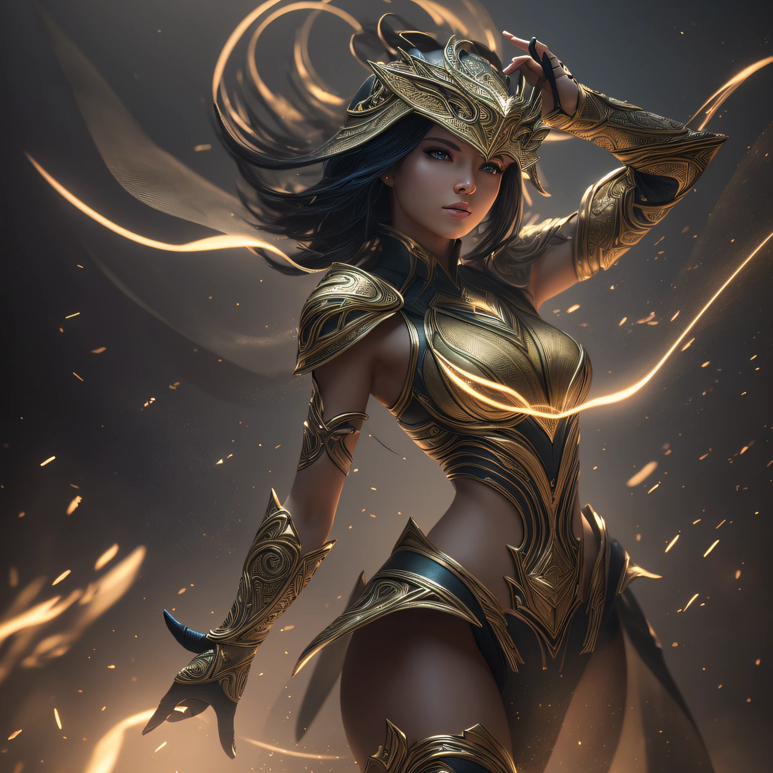 Full body, holding a bow, action pose, (Dark Fantasy:1.2), (Masterpiece, Epic Quality, Epic Realism, Ultra Resolution, 8K Photo Unity, Epic Detail: 1.1), Dark Elf, (Intricate Details, Dynamic Angle, Most Beautiful Form of Chaos, Rim Lighting, Soft Lighting, (Professional Photography, Photorealism, Hyperrealism), Ray Tracing, HDR --auto --s2