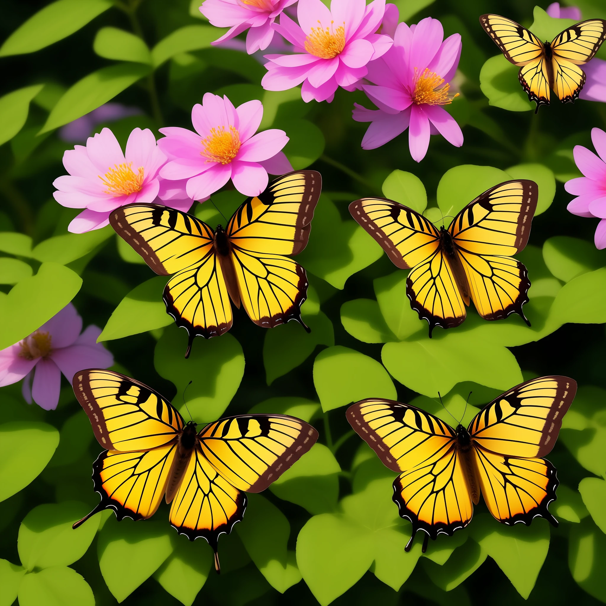 ((a masterpiece of、Need、ultra-delicate、A high resolution)), butterflys ,opulent,ancient wind,delicated,Pedras preciosas,blossoms