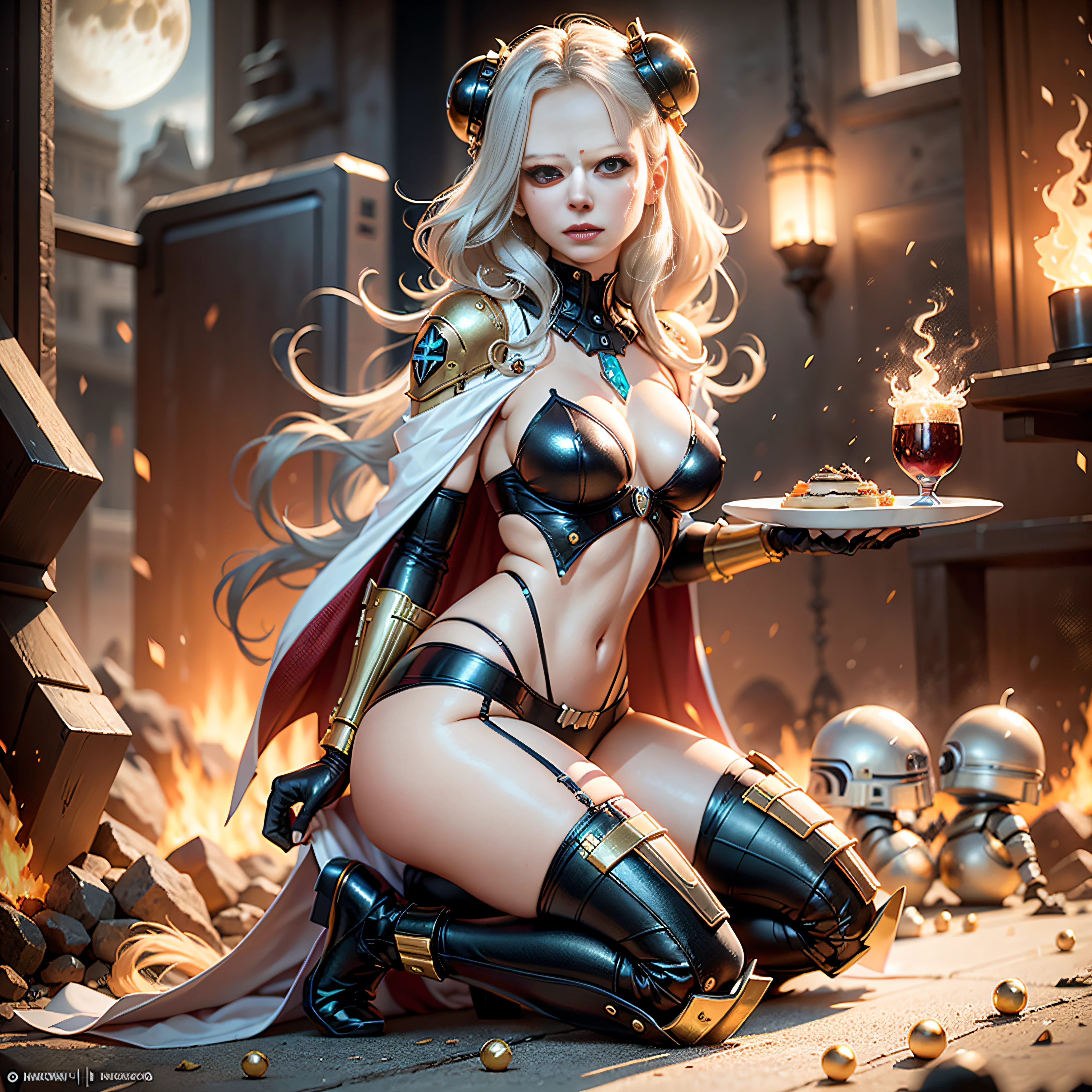 Fire-follet dazzling moon dark nights "Xwing Star-Wars BattleShip Queen 6PO" Futuriste Scene "Heavy Metal" Diplomatic conceptual glamour pure female symmetrical oiling athletes 38years key aesthetic slow walking playing Cosplay "Princesse Laia" "Daisy Ridley" "Nathalie Portman" Baroque body face cheekbones effects glow sad embarrassed:1.5 max saturated:1.5 lazuli-goute-entre beaux:1.5 yeux:1.5 dark brown pupils black irises turquoise sapphires mouth open teeth obvious smiles hairstyles ecstatic fringes:1.5 clavicles jacket floating jacket fixed shoulders:Open cape levitating jaket opals white shirt papillotes lace corsait gothic zip tin navy thick leathers bikini supports various breasts pointed:1.37 satin skirt:1.5 soies assorties amples spinelles nombril:1.5 Size chastity belt:1.5 silver adorned padlock Gold scarlet pubis-hairy obvious indigo garter underwear snap thighs legs boots volumetric gothic decorated onyx ruby invokes:1.37 delicate Toys CGSCOSITY robots sunLight luminescence ultra pro-photorealistic:1.5 optimal:1.5 qualities precise details:1.5 DSLRs max resolution:1.5 colors-coded perfection improved graduated:1.5 Octane_rendered UHD XT3 16K DSLR HDR UnrealEngine5 Real Shadows 3dcg Analog Sharpness Android Mecha Robot (EOS R6 135mm 1/1250s f/2.8 ISO400) C3PO fullbodye "Darth Vador" Mechanized adaptable gadjet Carbonites rune mannequins "Bruce Weber" girls tattoo fully dressed armor chrome Mandalorian heavy metallic flat bands fathoms brass richly decorated:1.37 embroidered glyphs ornate lava weapon plasma Tourmaline silver engravings lava incandescent DeathStar inoxxwing-fire-shoot-laser depths:1.5 background:1.5 equirectangular 360 chef-d' Background Alessandro Casagrande Michelangelo nsfw:1.37 etc.