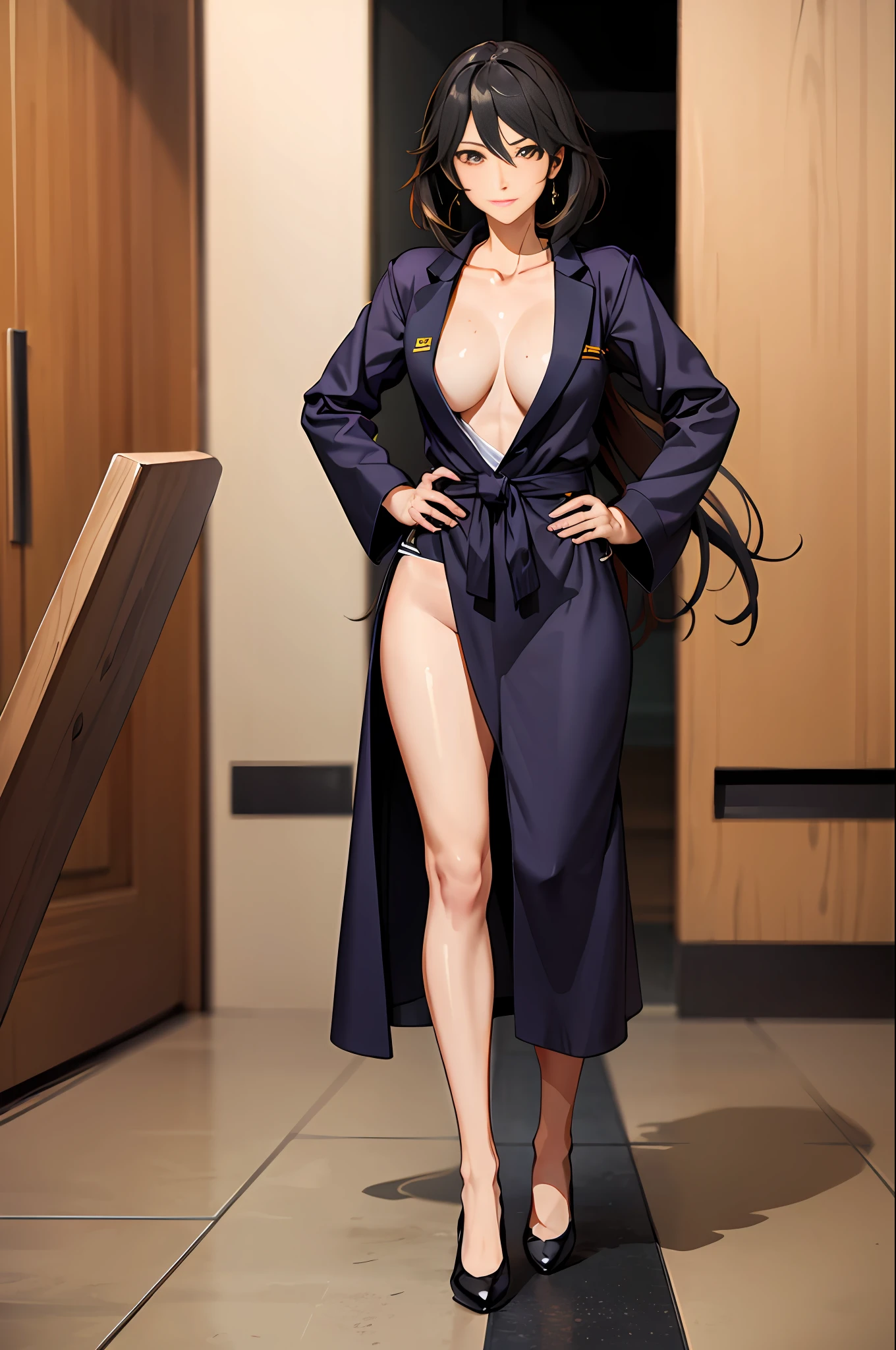 (Best Quority,a masterpiece of,offcial art,A high resolution:1.2),extremely detailed CG Unity 8k wallpapers,photograph realistic,hyper detailled,(A girl with:1.2),(highdetailskin:1.2),(:1.1),
Full body like, matured female,Extremely sexy long hair, Very long hair, ponytailhair, Low ponytail,比基尼 ,dressing gown,Soprano female boss,Sexy and beautiful