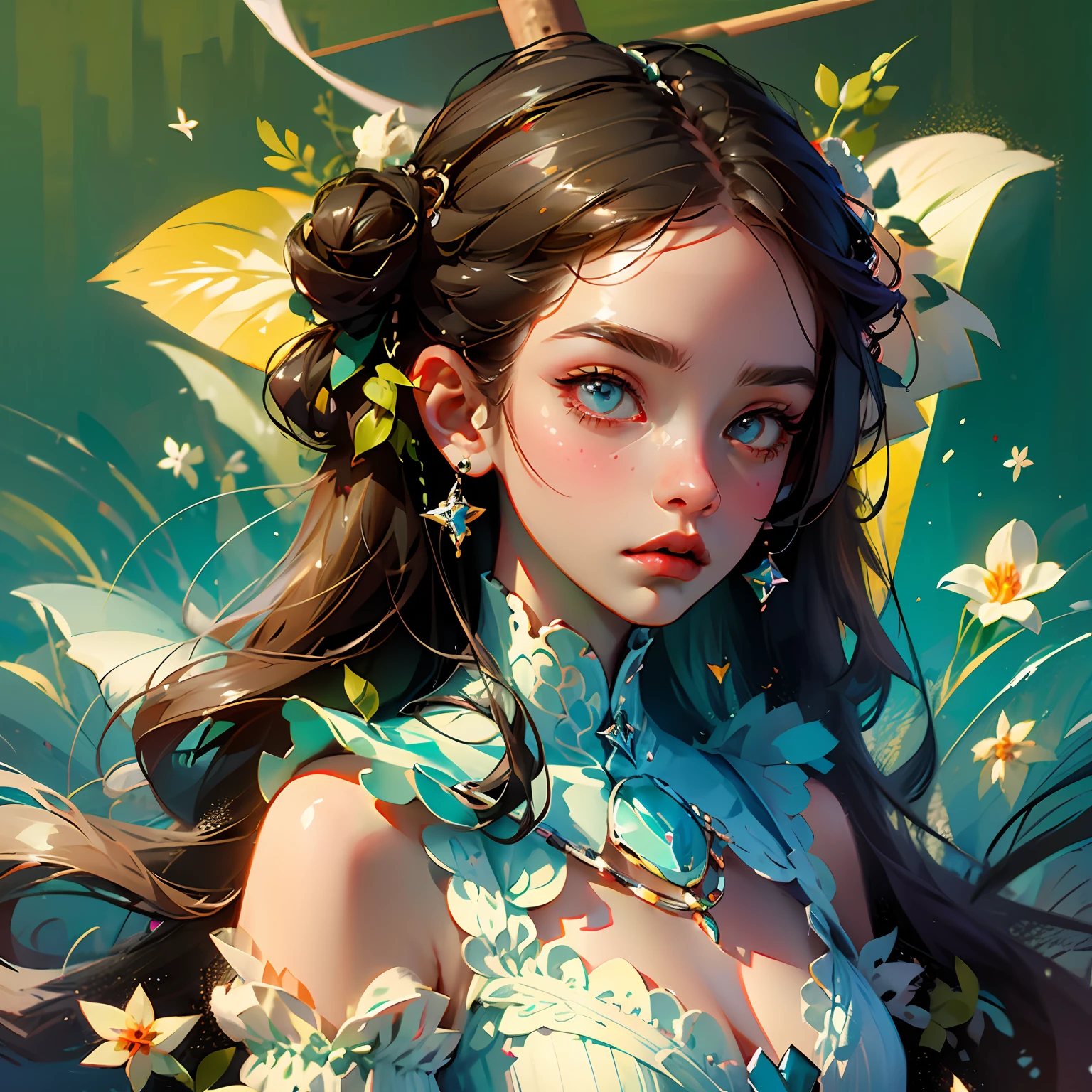 best quality, masterpiece,1girl,solo, looking at viewer
