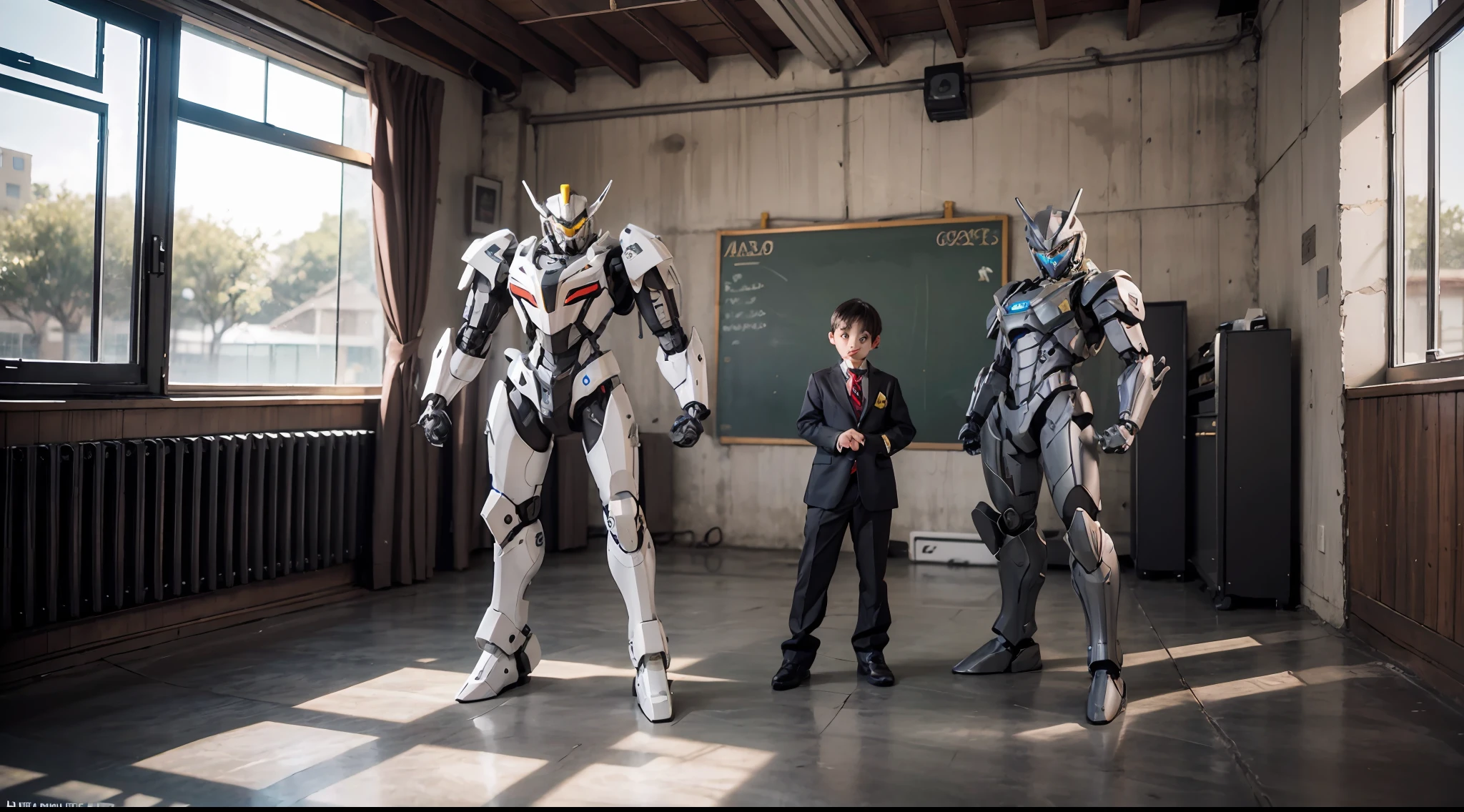 (Realistis:1.4),mechs,boy