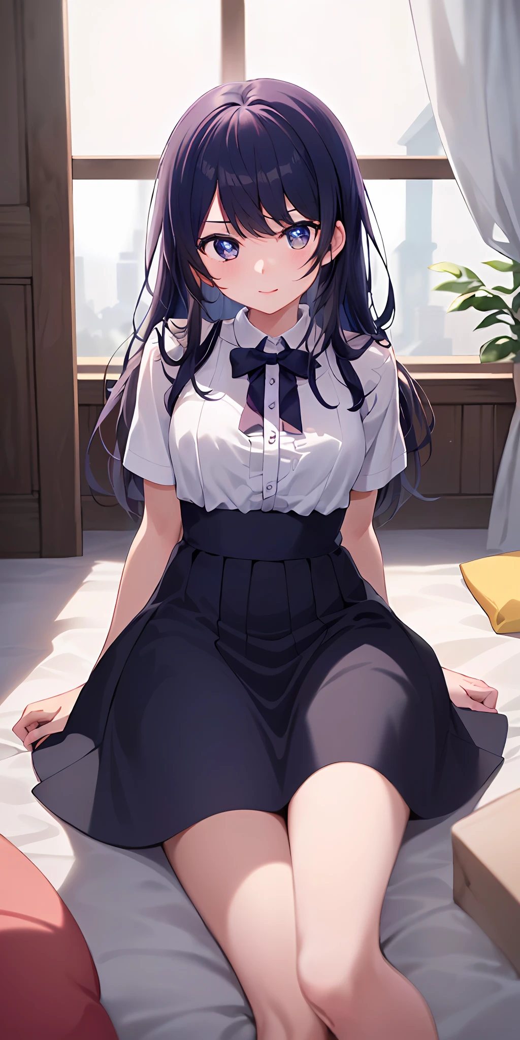 ((шедевр)), ((beste-Qualit)), cute-cute, (Wonderful), ((richly detailed)), 4K, beste-Qualit, (a beauti),animated cartoon、A high resolution,1girl in、Ai Hoshino