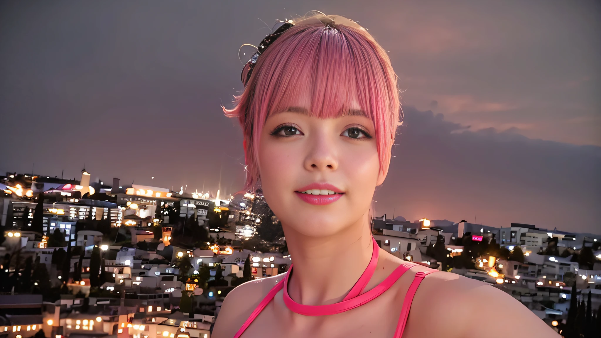 metro I hair pink lingerie pink very sexy beautiful and very feminine