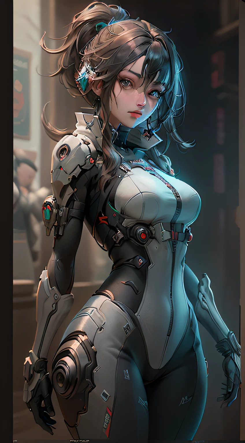 ((Best quality)), ((masterpiece)), (detailed:1.4), 3D, an image of a beautiful cyberpunk female,HDR (High Dynamic Range),Ray Tracing,NVIDIA RTX,Super-Resolution,Unreal 5,Subsurface scattering,PBR Texturing,Post-processing,Anisotropic Filtering,Depth-of-field,Maximum clarity and sharpness,Multi-layered textures,Albedo and Specular maps,Surface shading,Accurate simulation of light-material interaction,Perfect proportions,Octane Render,Two-tone lighting,Wide aperture,Low ISO,White balance,Rule of thirds,8K RAW,