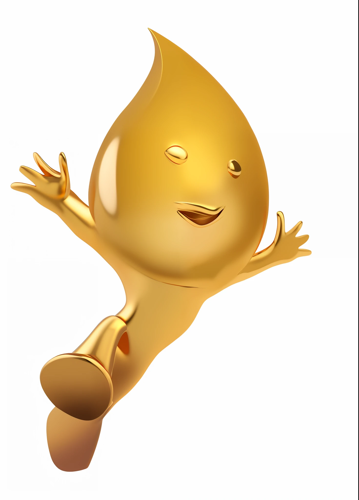 The little golden man,Metallic color