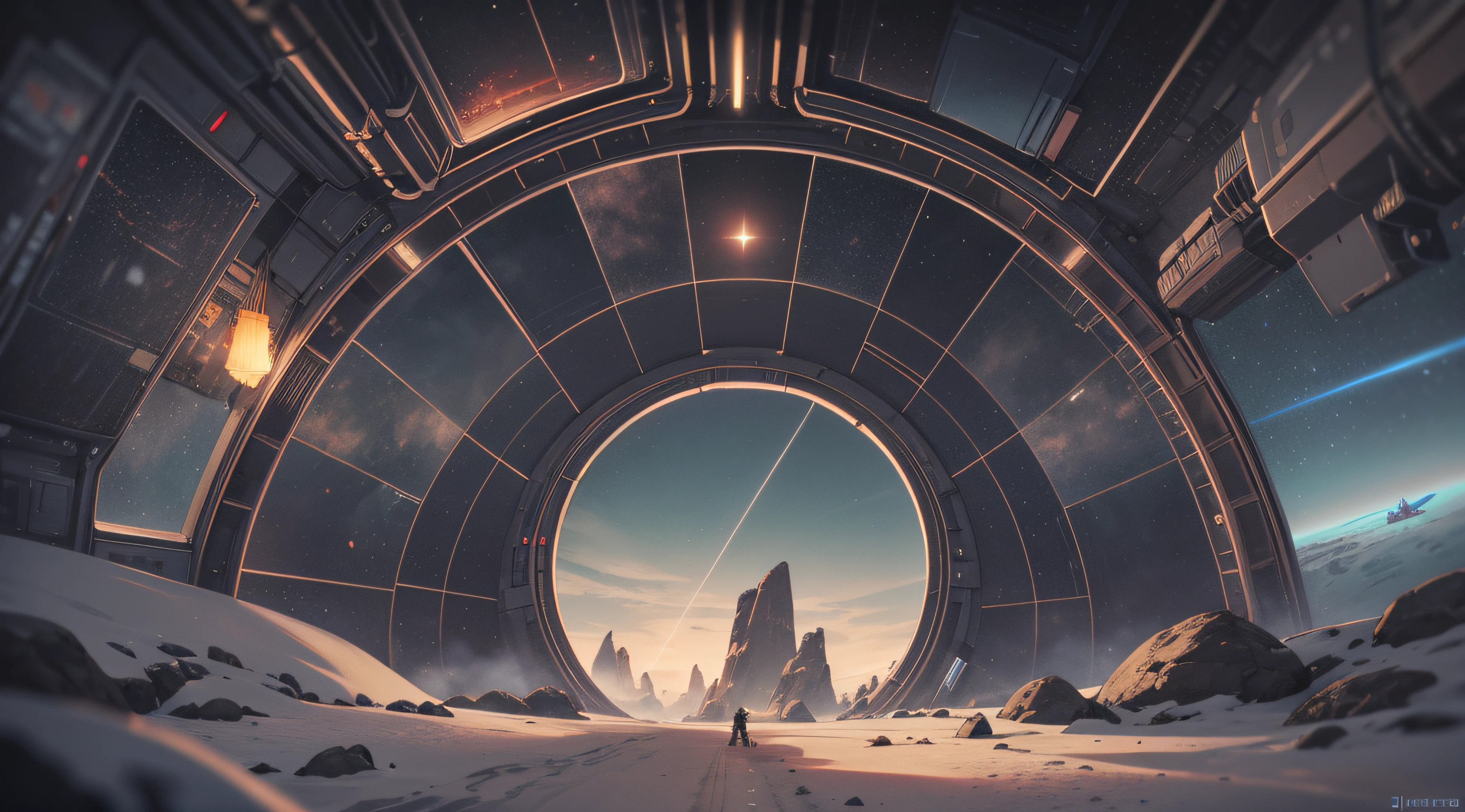 No Man's sky looking like Elite Dangerous, photo taken by Justin Minns