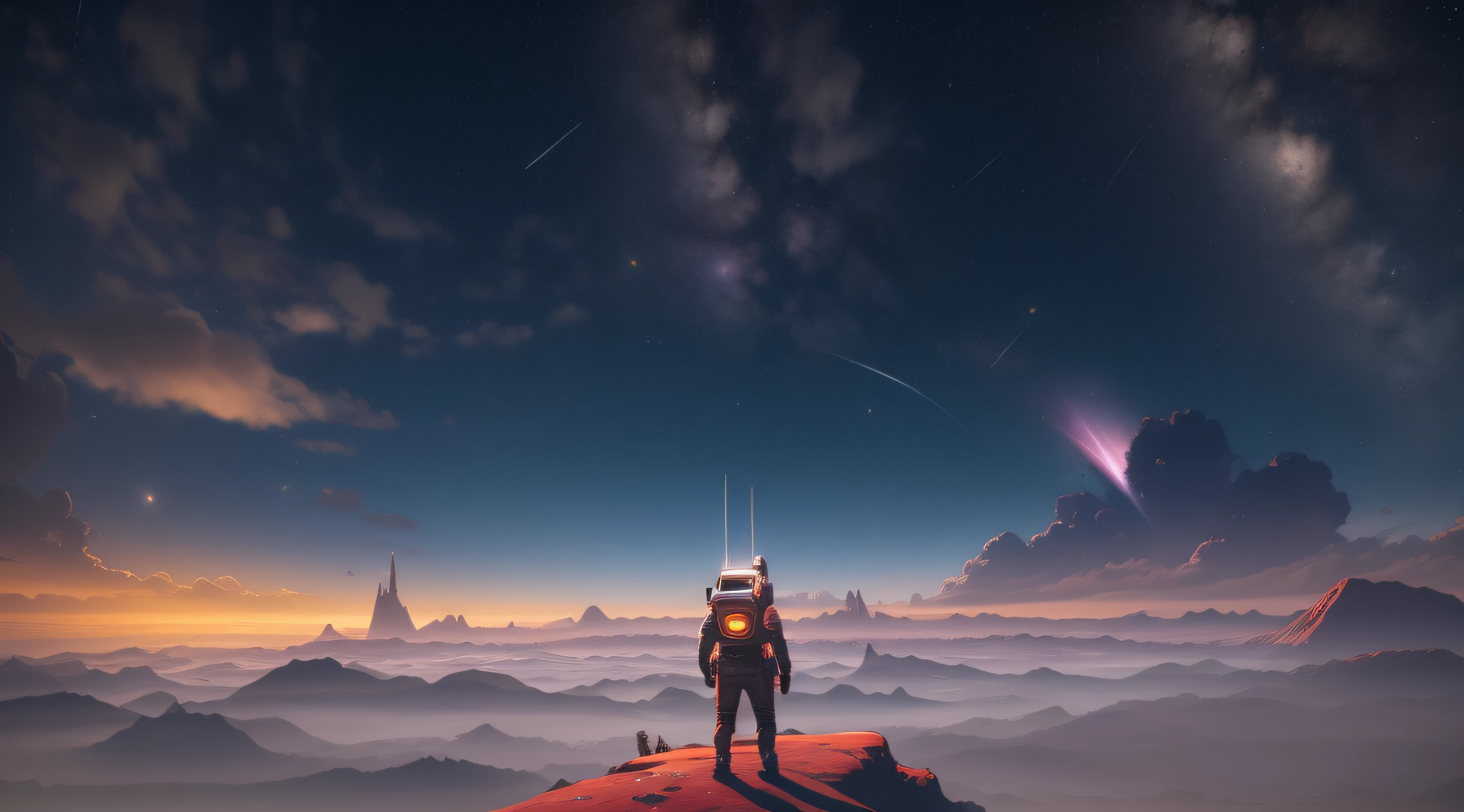 No Man's sky looking like Elite Dangerous, photo taken by Justin Minns