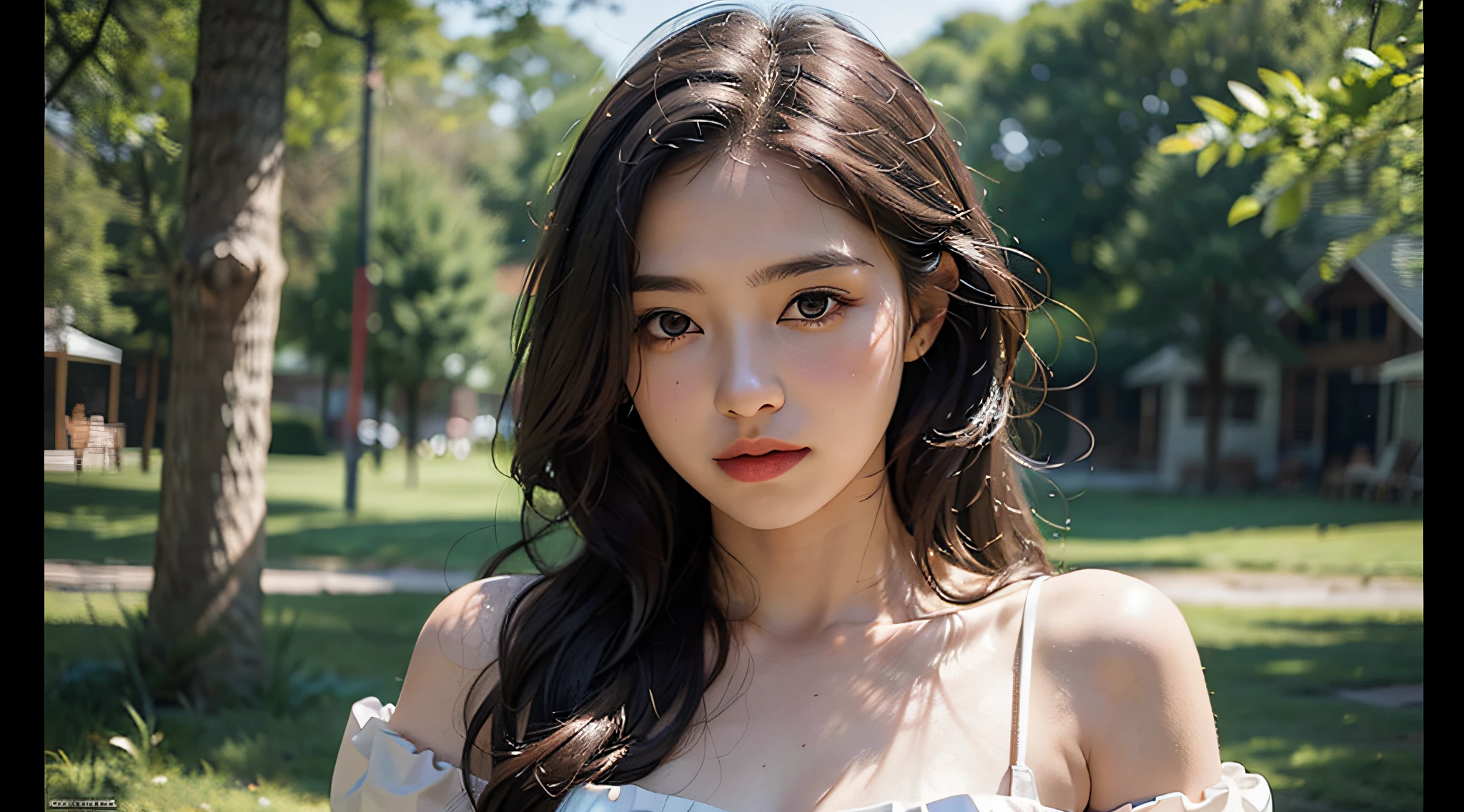 Best quality,masterpiece,ultra high res,(photorealistic:1.4),1girl,shoulder,charming,Looking at the camera,
