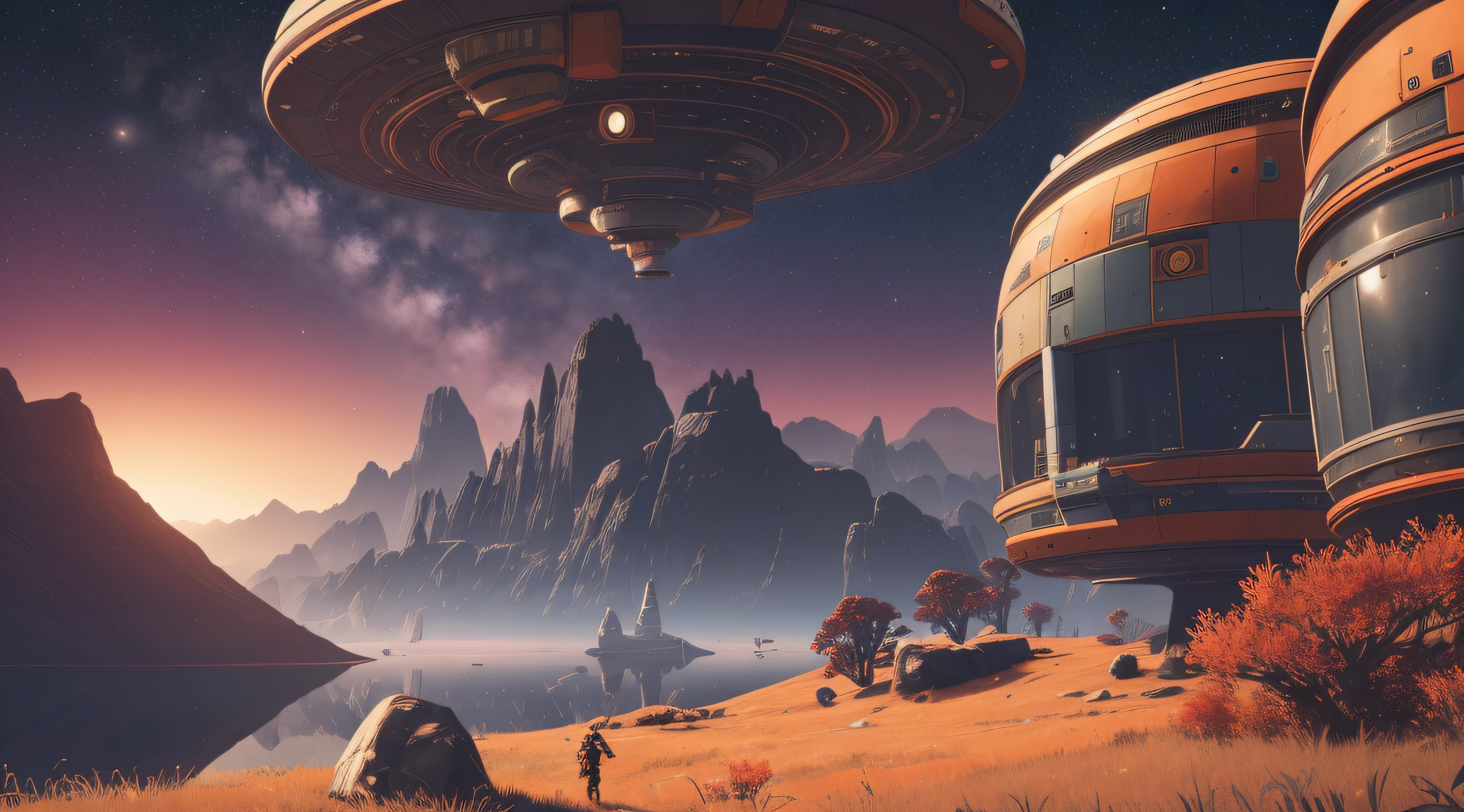No Man's sky looking like Elite Dangerous, photo taken by Justin Minns