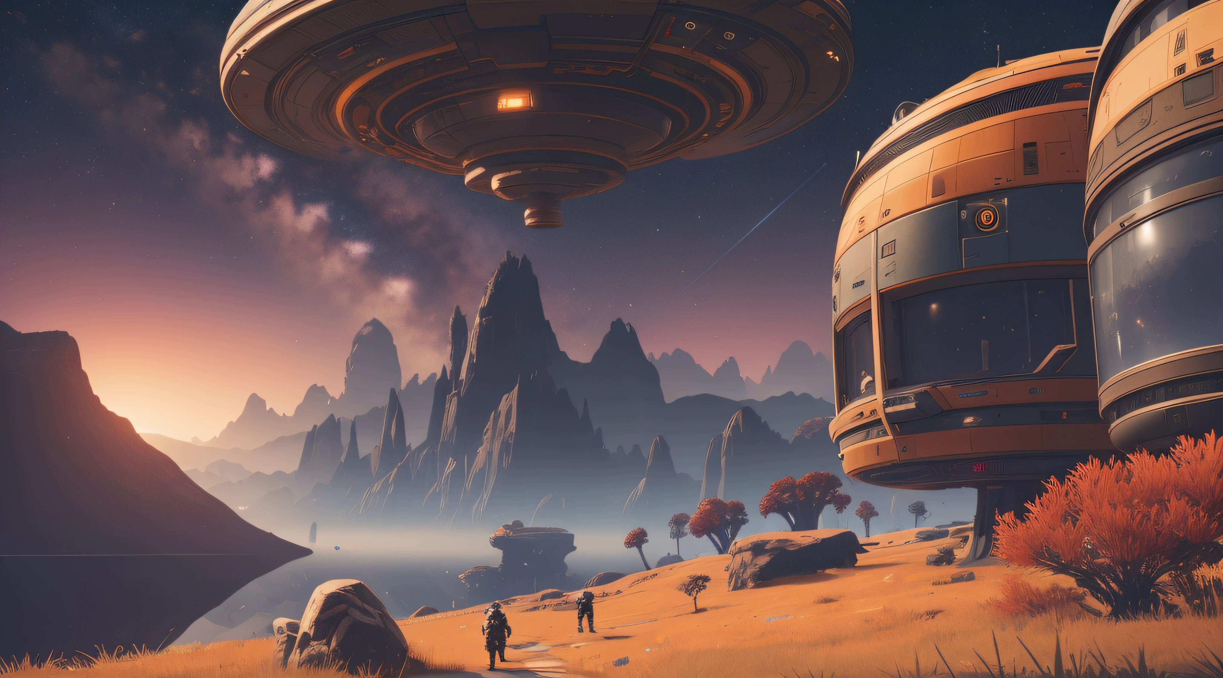 No Man's sky looking like Elite Dangerous, photo taken by Justin Minns