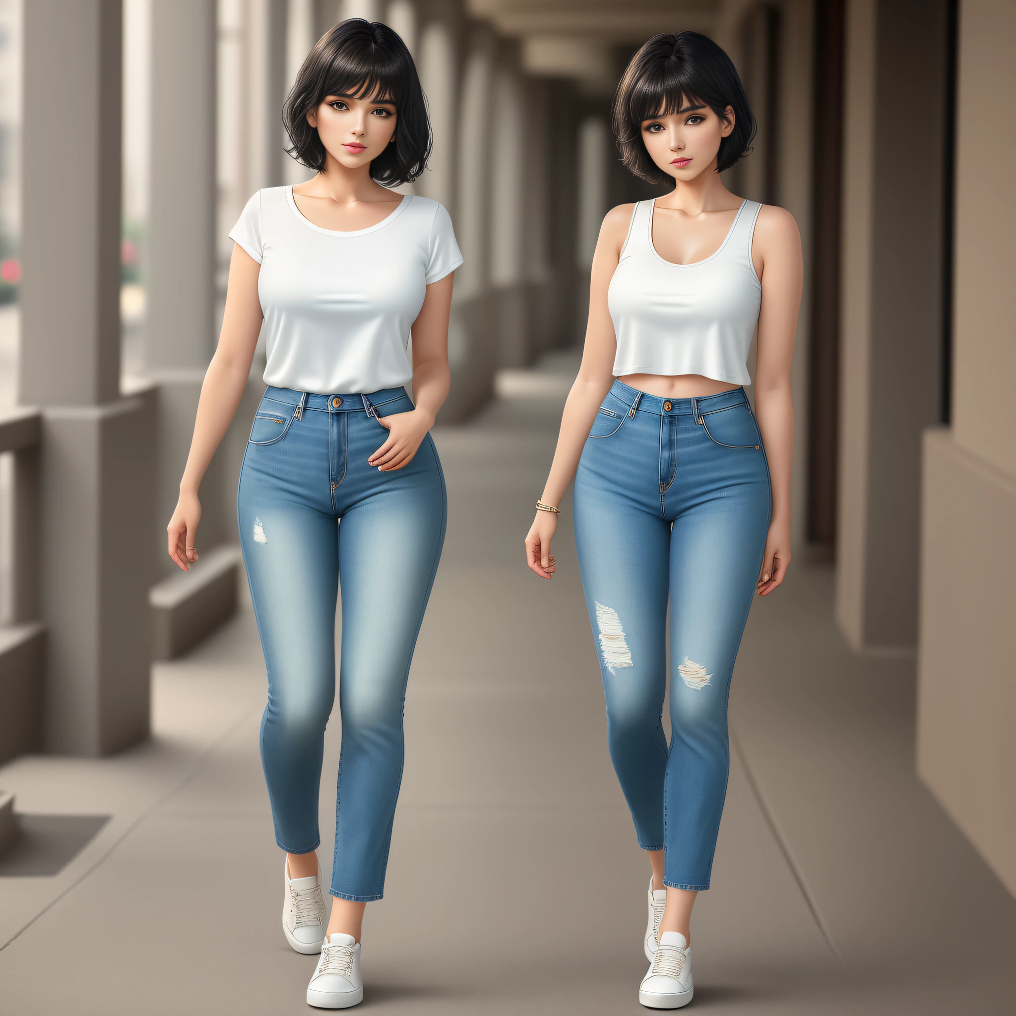 mulher loira, alto, Foto realista, Cabelos Longos, olhos verdes, Brazil national football team blouse, Denim Jeans Pants, looking at the camera, 4k, Ultra HD | | | |, Medium silhouette with strong protruding curve, camiseta amarela, olhos perfeitos (realista), dentes alinhados, symmetrical arms (proporcionais), boca carnuda, (corpo inteiro : 1.2), digital illustation, mulher bem torneada, (rosto lindo), (cor da pele marfim: 1.2), (olhos verdes profundos), (athletic: 1.3), (middle hips: 1.1), (coxas grossas: 1.1), (middle boobs: 0.4) , (sorriso perfeito) , (perfect hand with symmetrical fingers ((melhor qualidade)), ((obra-prima)), (detalhado: 1.4), ................3d, uma imagem de uma linda mulher brasileira , Shirt of the Brazilian National Team discreet yellow, Denim Jeans Pants, HDR (high dynamic range),NVIDIA RTX, Super-Resolution, Textura PBR, Post-processing, anisotropic filtering, profundidade de campo, Maximum clarity and sharpness, texturas multicamadas, Albedo e mapas brasileiro, surface shading, Accurate simulation of light-material interaction, Perfect Ratios, octan render, Two-tone lighting,Abertura ampla,ISO baixo,White balance,rule of thirds,8K BRUTO,Arte Digital, efeitos de brilho, hand-drawn, emprestar, 8k, octan render, Cinema 4D, liquidificador, Escuro, atmospheric 4k ultra detailed, cinematic sensual, sharp foc, humorous illustration, grande profundidade de campo, obra-prima, cores, Octane Loaning ..............3d, 8k, arte conceitual, Hiper realista, cores vivas, Estilo Modelshoot, (extremamente detalhado CG unidade de papel de parede 8k), professional majestic oil painting by Ed Blinkey, Atey Ghailan, ghibli studio, de Jeremy Mann, Greg Manxadinho, Antonio Moro, trending in cgsociety, trending on ArtStation, intrincado, High detail, sharp foc, Dramatic, Arte de pintura fotorrealista por midjourney e greg Rutkowski, hand to mouth, camisa amarela, in the state of São Paulo, Brasil --auto