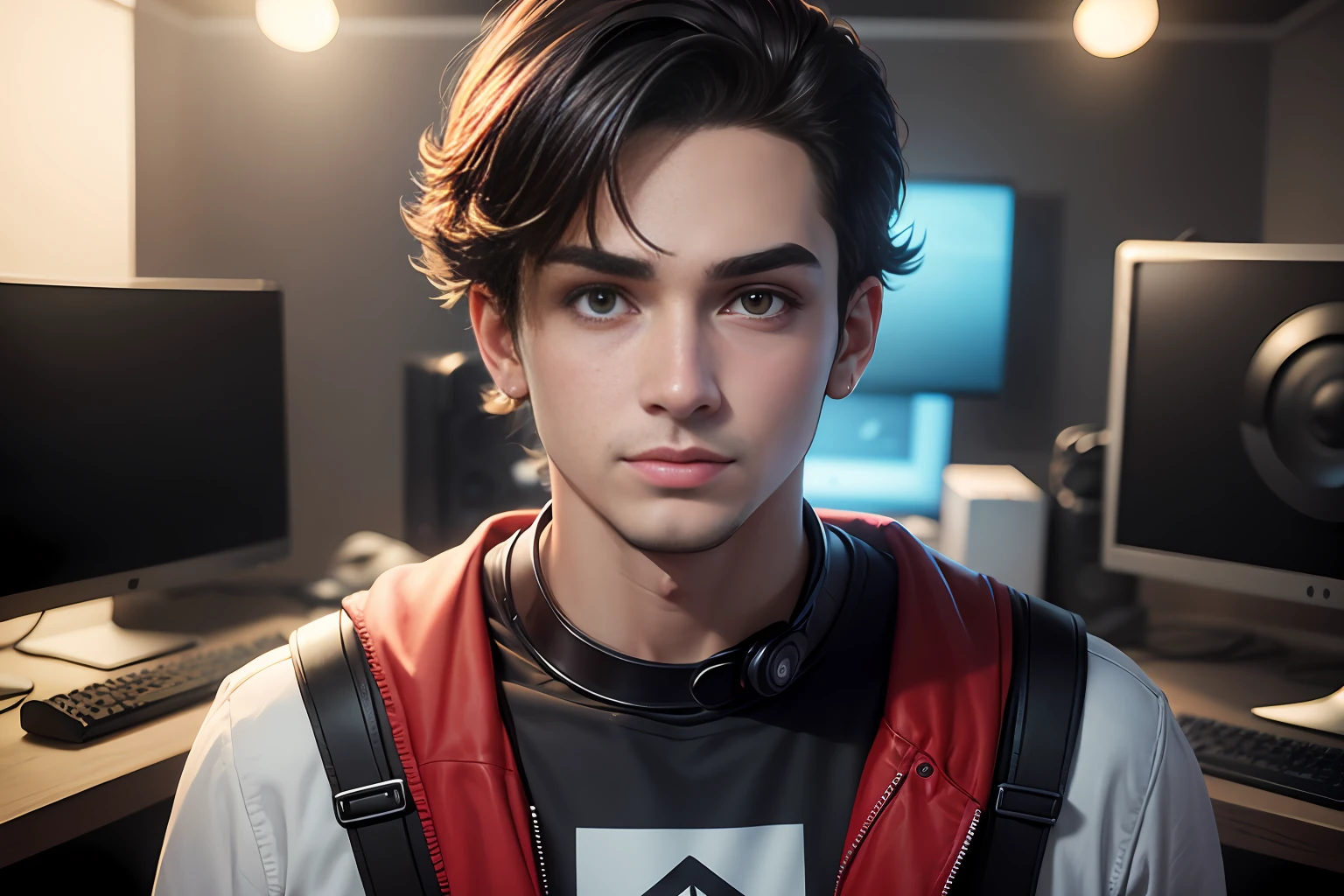 Retrato de um youtuber, fracassado,8k, melhor detalhe, qualidade mega. --auto