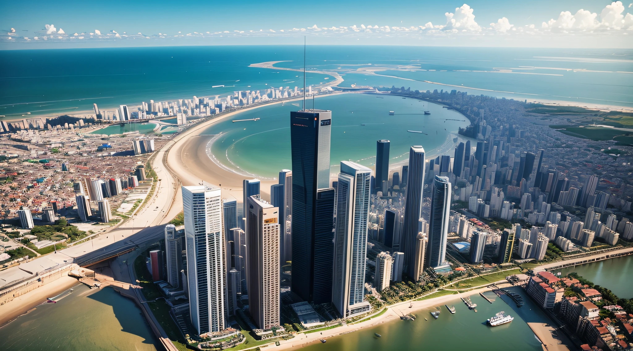 /imagine prompt:
I will give you a question or an instruction. Your objective is to answer my question or fulfill my instruction.
My question or instruction is: imagine como seria a cidade de Recife, Pernambuco daqui a 77 anos no futuro, no ano de 2100, With high-level Cybecity technology.

Recife, Pernambuco in 2100 will be a city [1], [2], [3] no [4], [5].

--stylize 500--q 2 --v 5 --auto