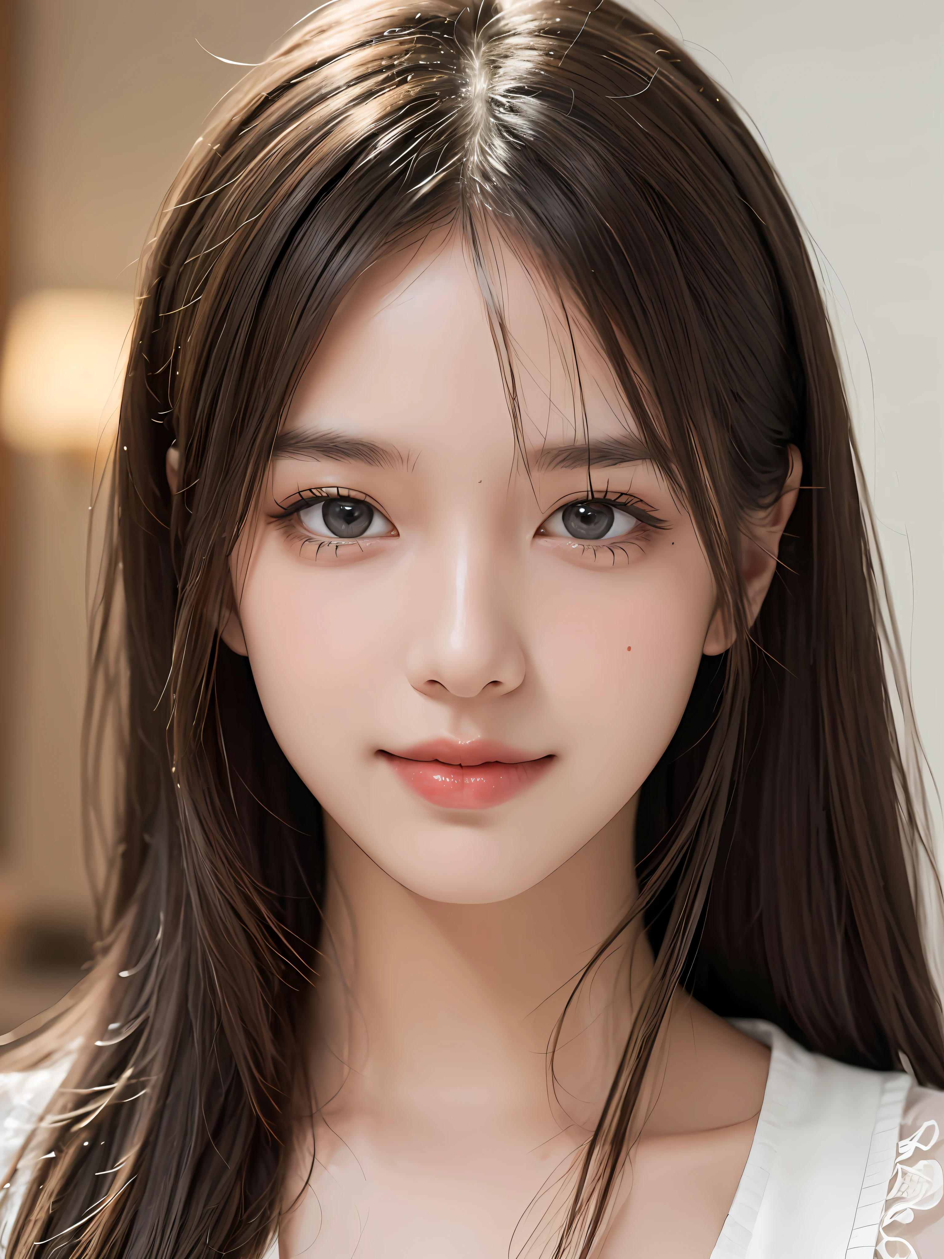 masterpiece, best picture quality, high quality, beautiful girl, Japanese, Japanese school girl, popular Korean makeup, detailed, swollen eyes, detailed eyes, detailed skin, beautiful skin, ultra high resolution, (reality: 1.4), very beautiful, slightly younger face, beautiful skin, slender, (ultra realistic), (illustration), (high resolution), (8K), (highly detailed), (best illustration), (beautifully detailed eyes), (super detailed), (wallpaper), (detailed face), looking at viewer, fine details, detailed face, pureerosfaceace_v1, smiling, looking straight ahead, looking straight ahead, angle from waist up, realistic photo, bright lighting, professional lighting, blonde, long hair, dark ruins, big red moon, gorgeous red and black dress, mature woman, long stylish bangs,キスショット・アセロラオリオン・ハートアンダーブレード