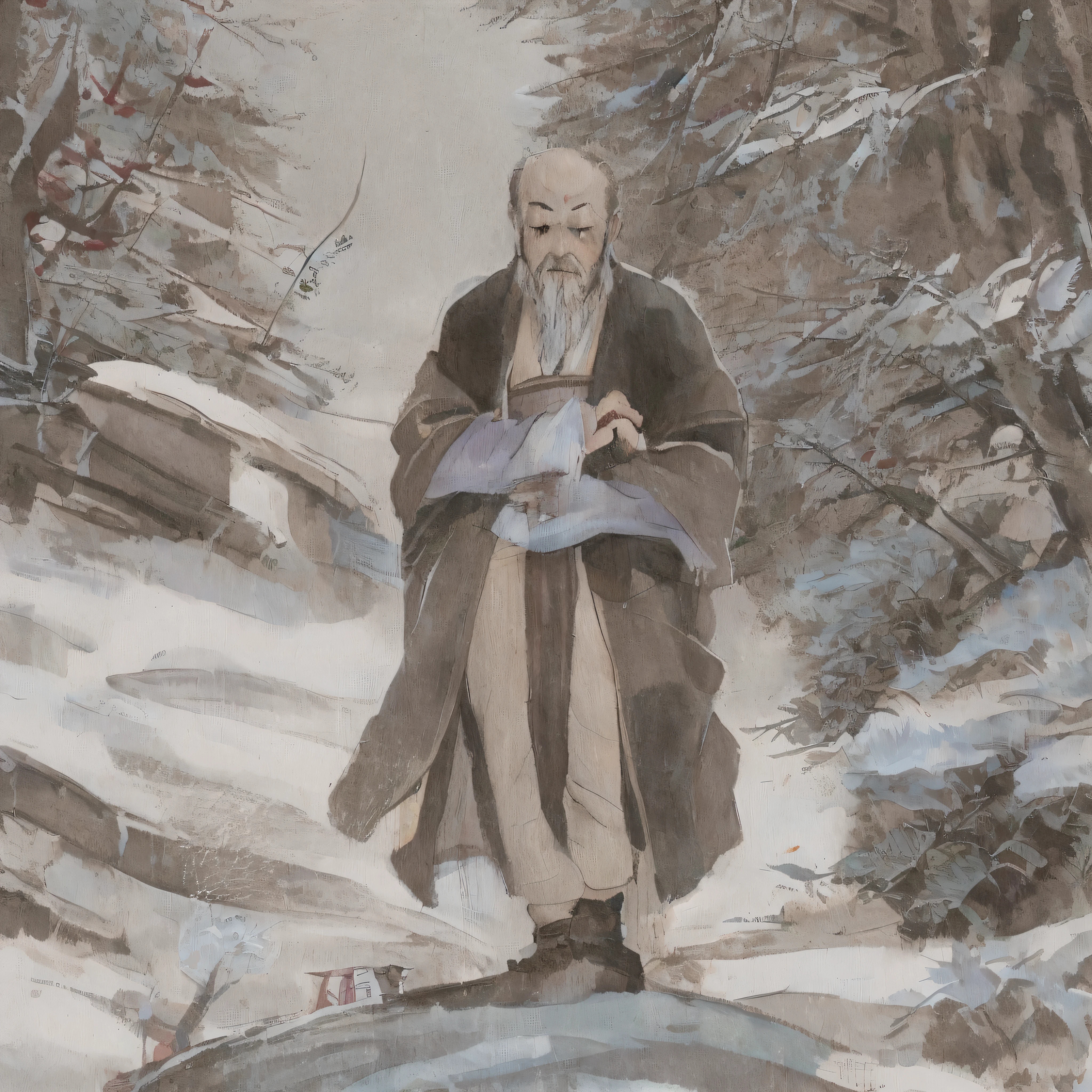 Bodhidharma's papa coming to pick him up at kindergarten --auto --s2