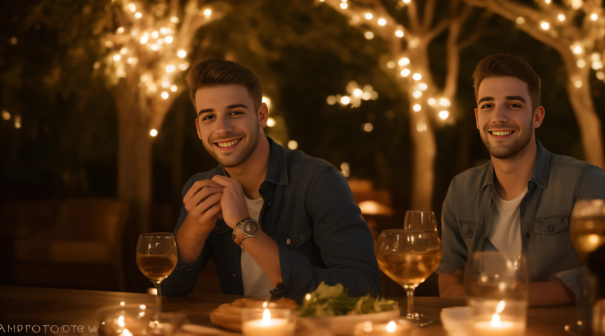 jovem de 25 anos da Irlanda, muito bonito, sorrindo, looking-into-camera, ambiente de festa, imagem detalhada, uhd, 8k, fotografia profissional, perfect  lighting