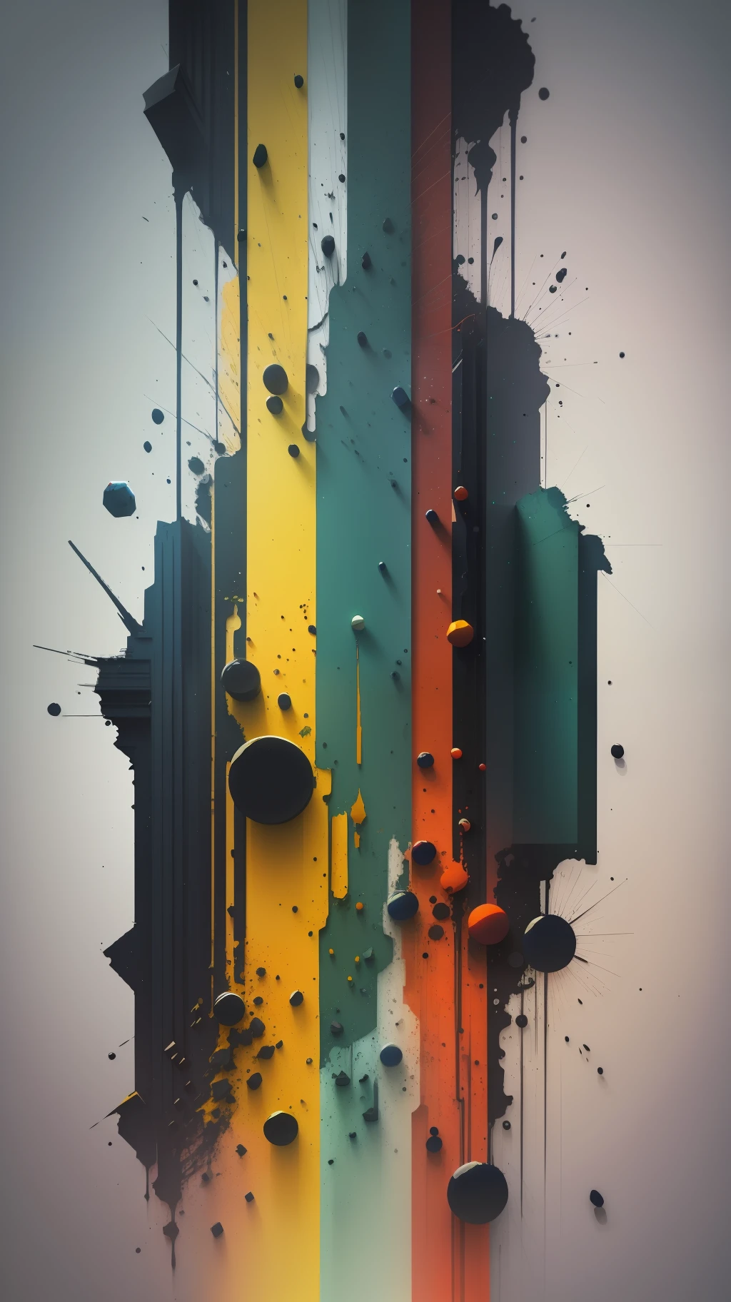 3d watercolor abstract,dark background,high resolution,high quality,colorful,green,red,blue