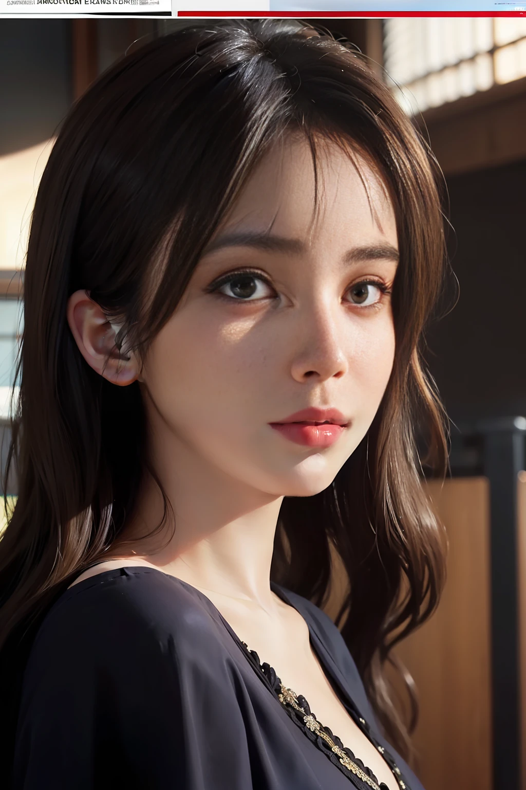 (Front focus)、(dark: 1.6)、Hyperrealist female portrait by David Hockney and Alphonse Mucha、Fantasy Art、photoRealstic、Dynamic Lighting、art stations、poster for、Volume Lighting、extra detailed face、4 K、、女の子1人、deep-shadows、an lingerie、Long、A white-haired、