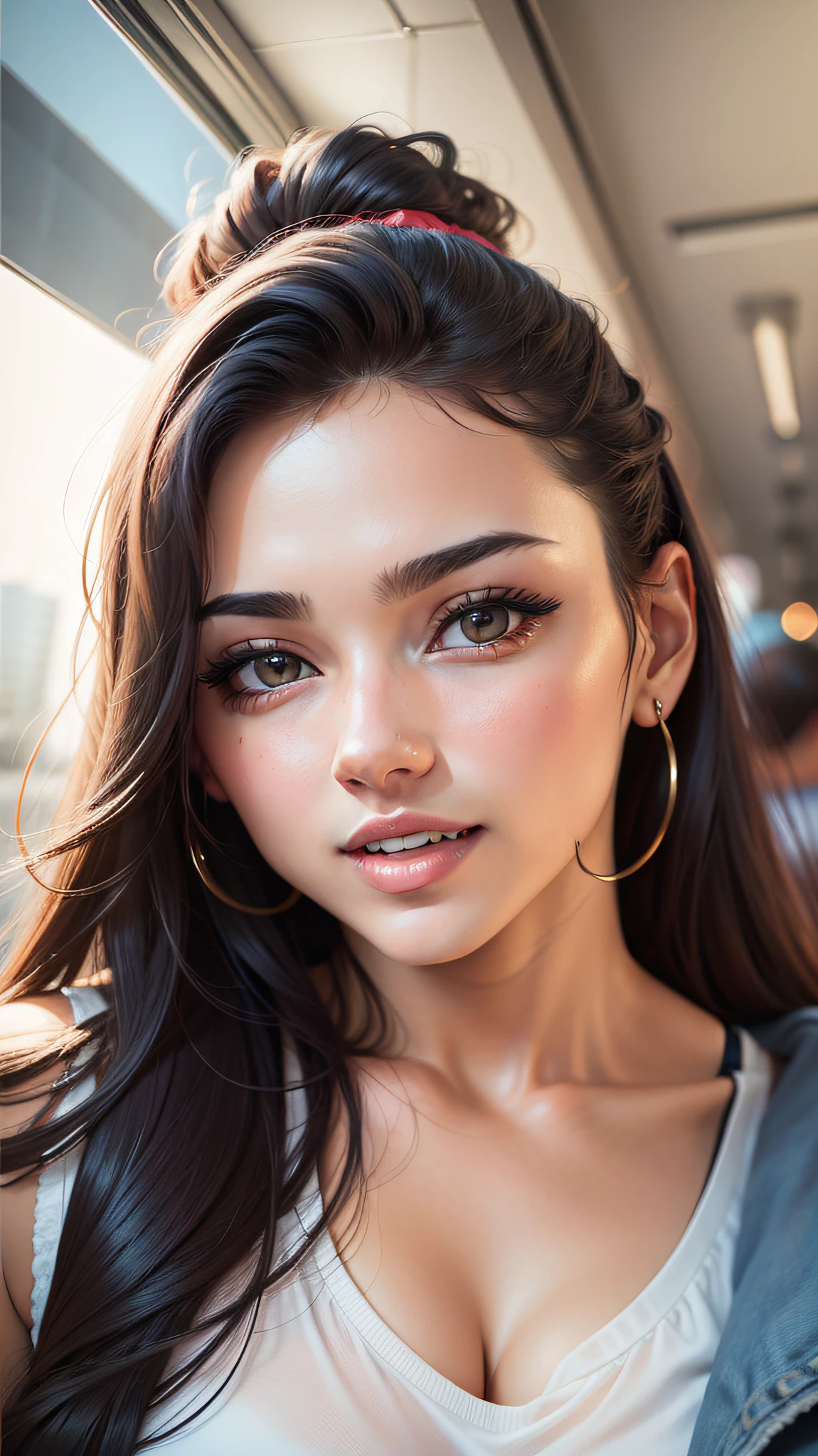 portrait woman wearing sweater in romantic Livingroom with dramatic lighting, parte superior do corpo, Visualizador voltado, Mulher bonita cabelo loiro curto, rosto perfeito