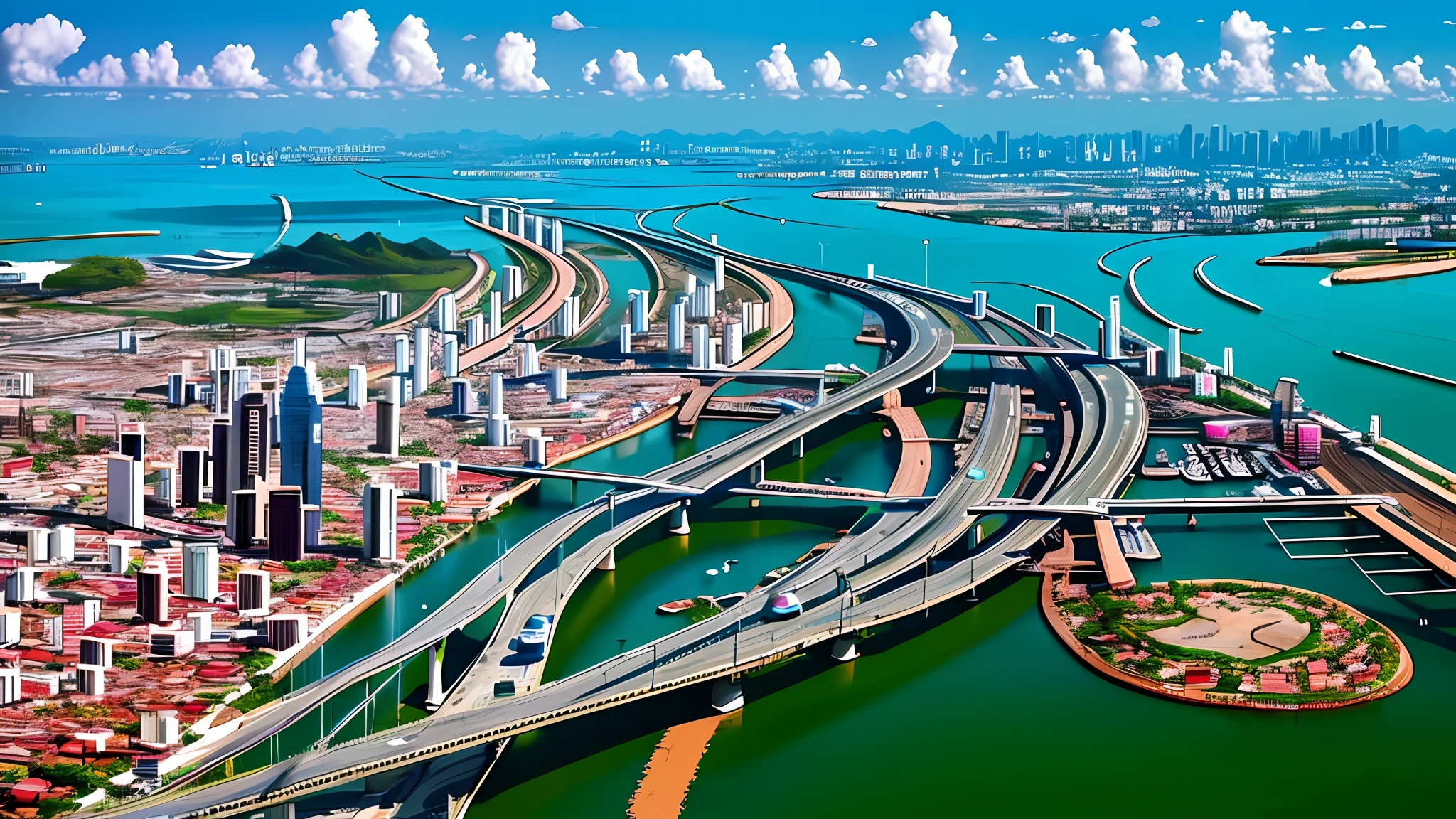 Cidade teresina no piaui daqui a 10 anos, cidade futuristica, pessoas ricas, carros voadores e robos