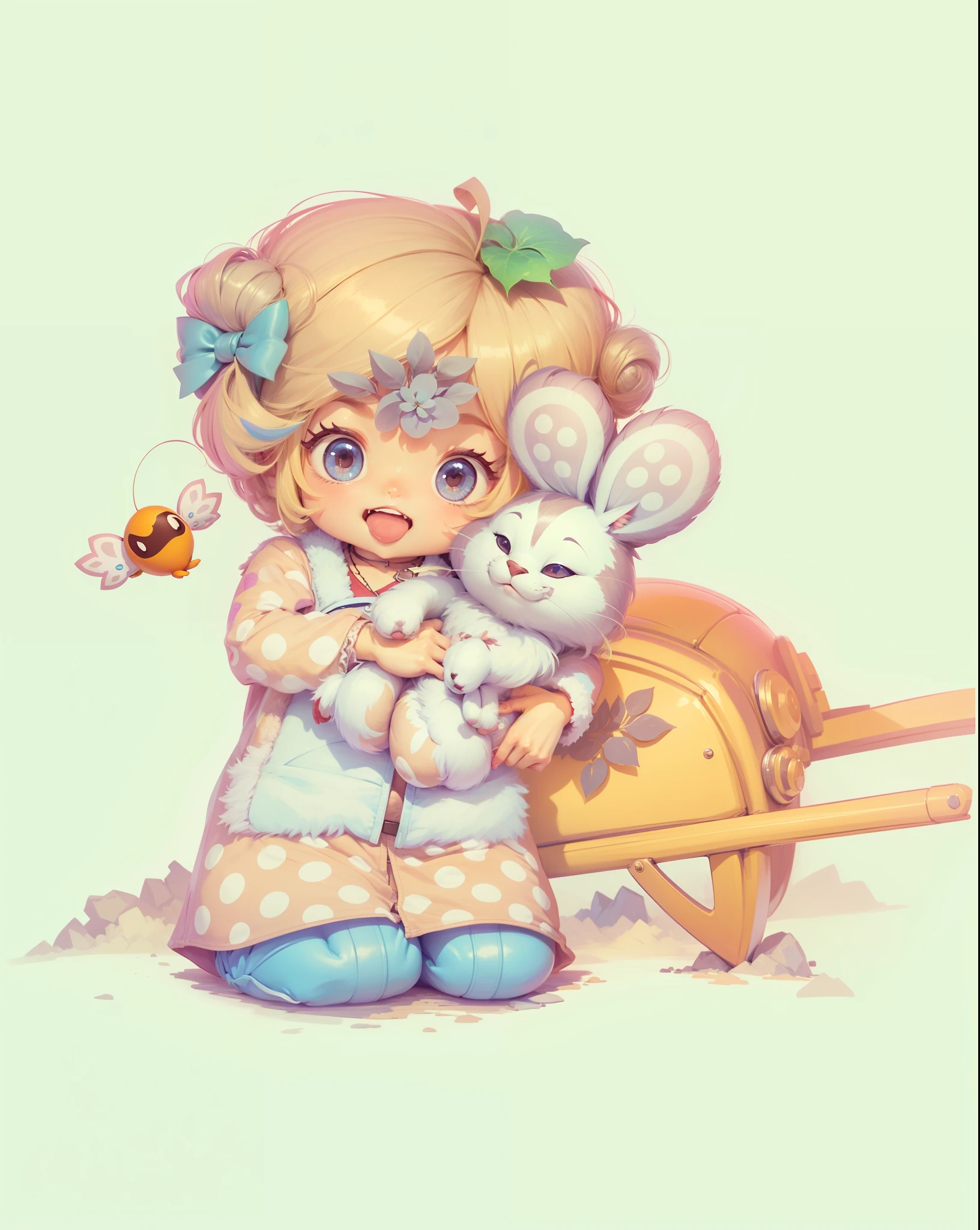 Personagem de desenho animado.