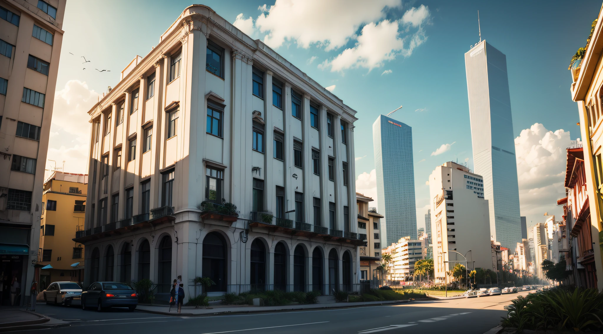 imagine como seria a cidade de Fortaleza, Ceará in 77 years in the future, no ano de 2100, com tecnologia de alto nivel cybecidade.