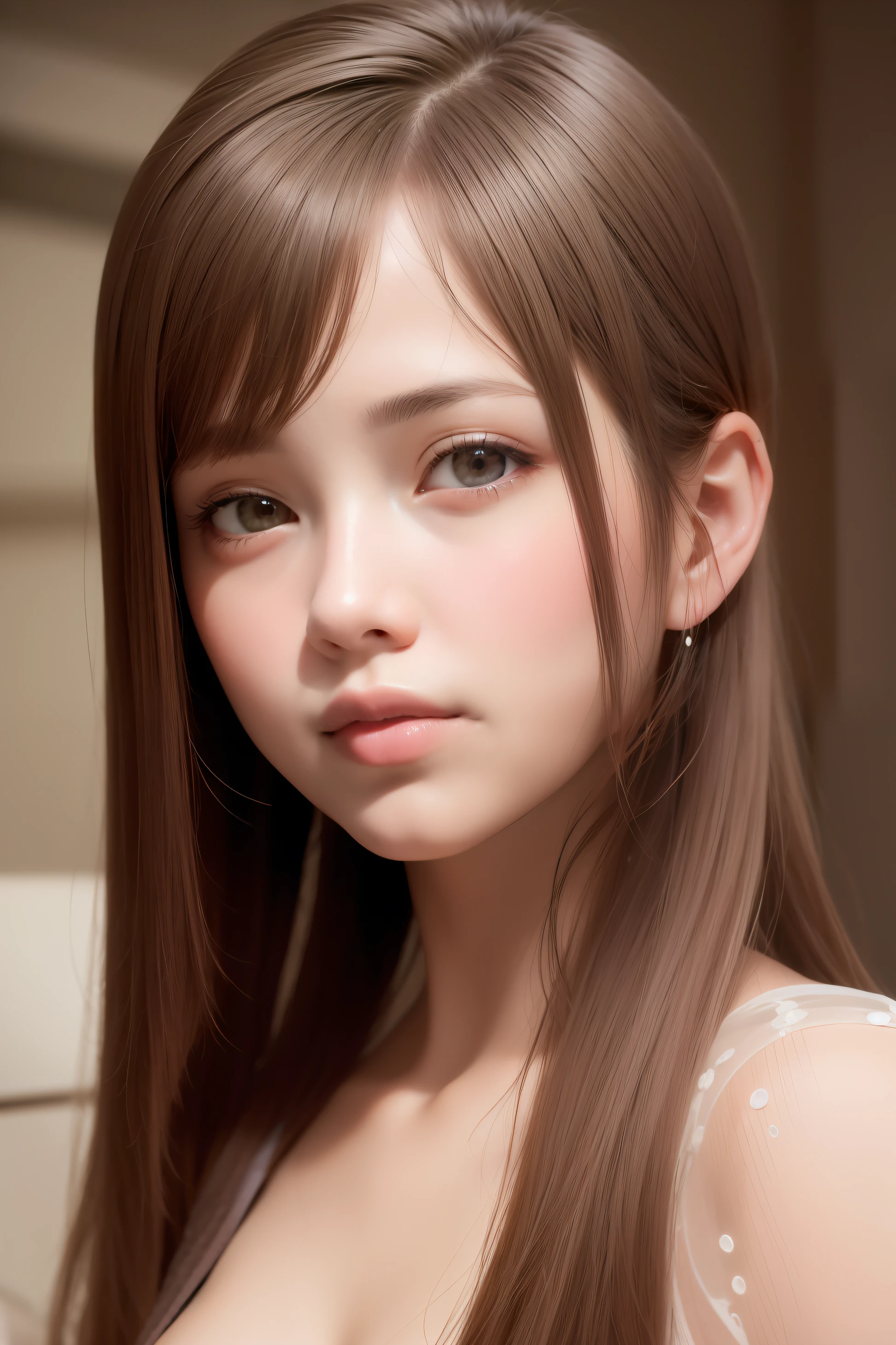 (8k、beste-Qualit、a masterpiece of:1.2)、(realisitic、photo- realistic:1.37)、ultra hyper-detailed、女の子 1 人、soio、Beautiful detailed sky、nights、sitting on、date、(Nasal blush)、 (a smile:1.15),(Closed)small tits,Beautiful fineness,(shirt with collar:1.1),nights,Black underwear,rains,White lace,(short-hair:1.2),Floating Hair NovaFrogStyle,