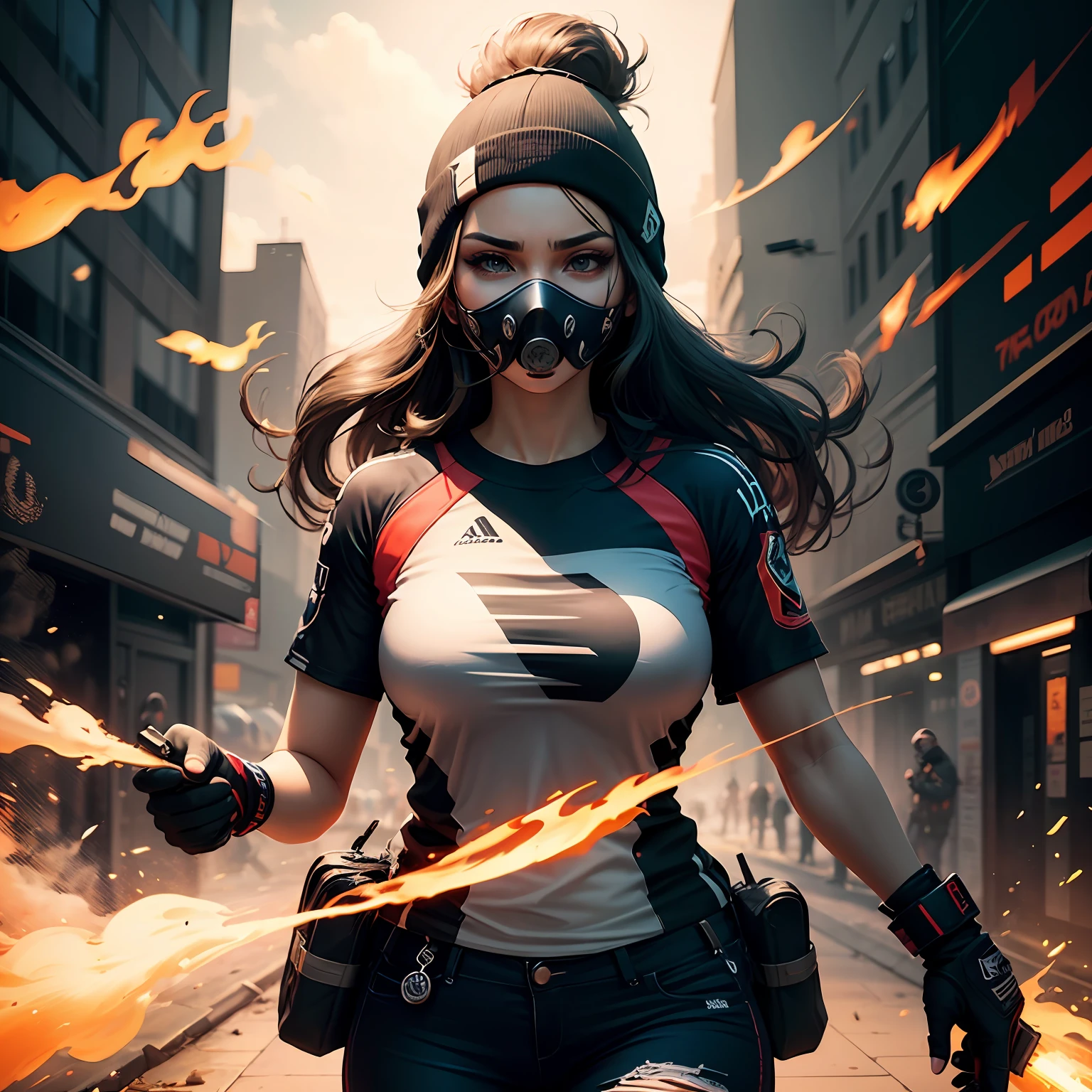 Dive into the vibrant world of Counter-Strike with this captivating t-shirt design! Showcase your love for the game with a fusion of artistic elements that blend seamlessly with the essence of CSGO.
Prominent features:
Iconic Weapons: Incorporate the distinct silhouettes of classic CSGO weapons like the AK-47, AWP, M4A4, and Desert Eagle, creatively arranged in an eye-catching composition.
Explosive Action: Capture the adrenaline-fueled moments of gameplay by including dynamic explosions, smoke grenades, and bullet tracers that add an intense and electrifying atmosphere to the design.
Team Spirit: Showcase the emblematic logos of popular CSGO teams or a montage of characters from the game, symbolizing the competitive spirit and camaraderie shared by players worldwide.
Map-inspired Elements: Integrate elements inspired by iconic CSGO maps, such as graffiti tags, bomb sites, or strategic locations, to infuse the design with an authentic and recognizable touch.
Colorful Palette: Utilize a vibrant color palette that reflects the visual richness of Counter-Strike, including a mix of bold shades and gradients to bring depth and energy to the design.
Whether you're a dedicated CSGO player or simply admire the game's artistry, this t-shirt design merges the excitement of gaming with artistic creativity, making it a must-have for every Counter-Strike enthusiast. Wear it proudly and let your passion for CSGO shine! --auto