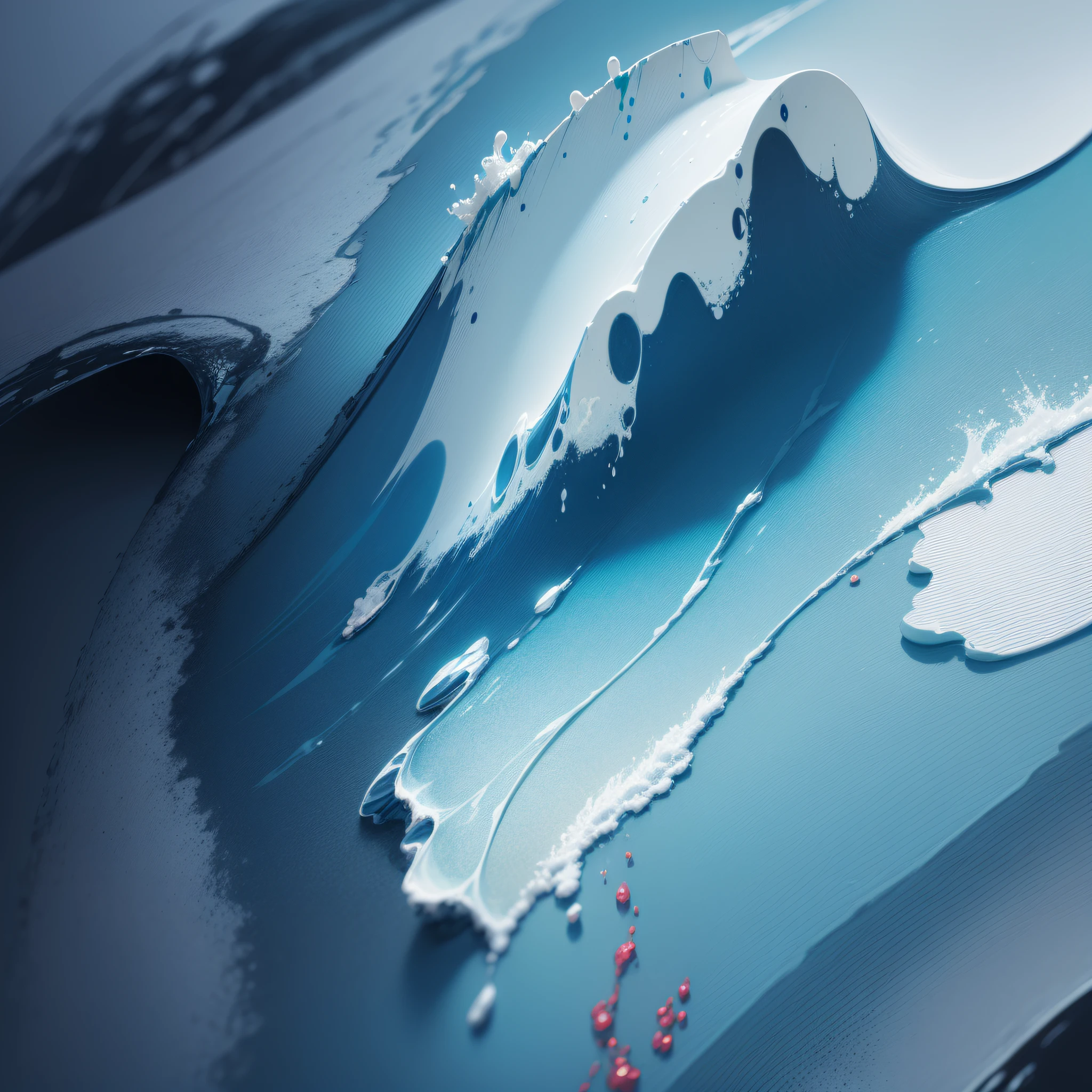 a beautiful background of paint with shades of blue , master piece , hd , hyperrealist , 8 k