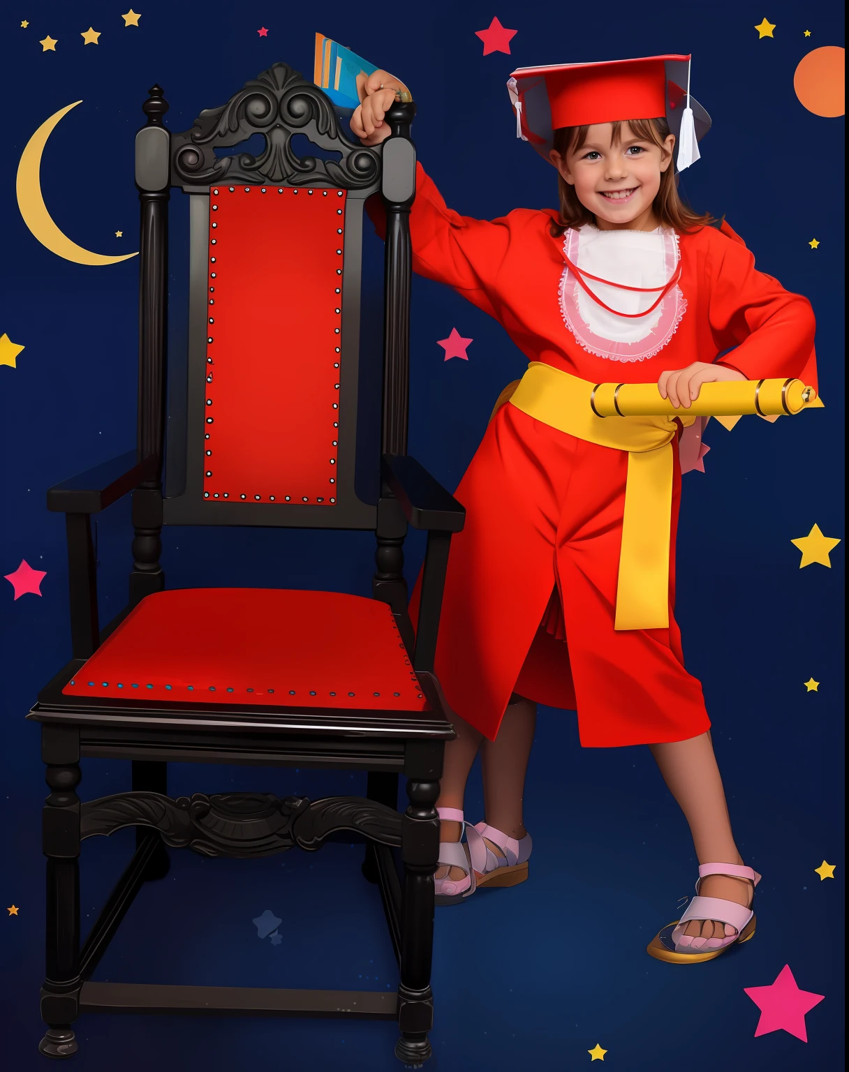 Plano de fundo biblioteca infantil divertida