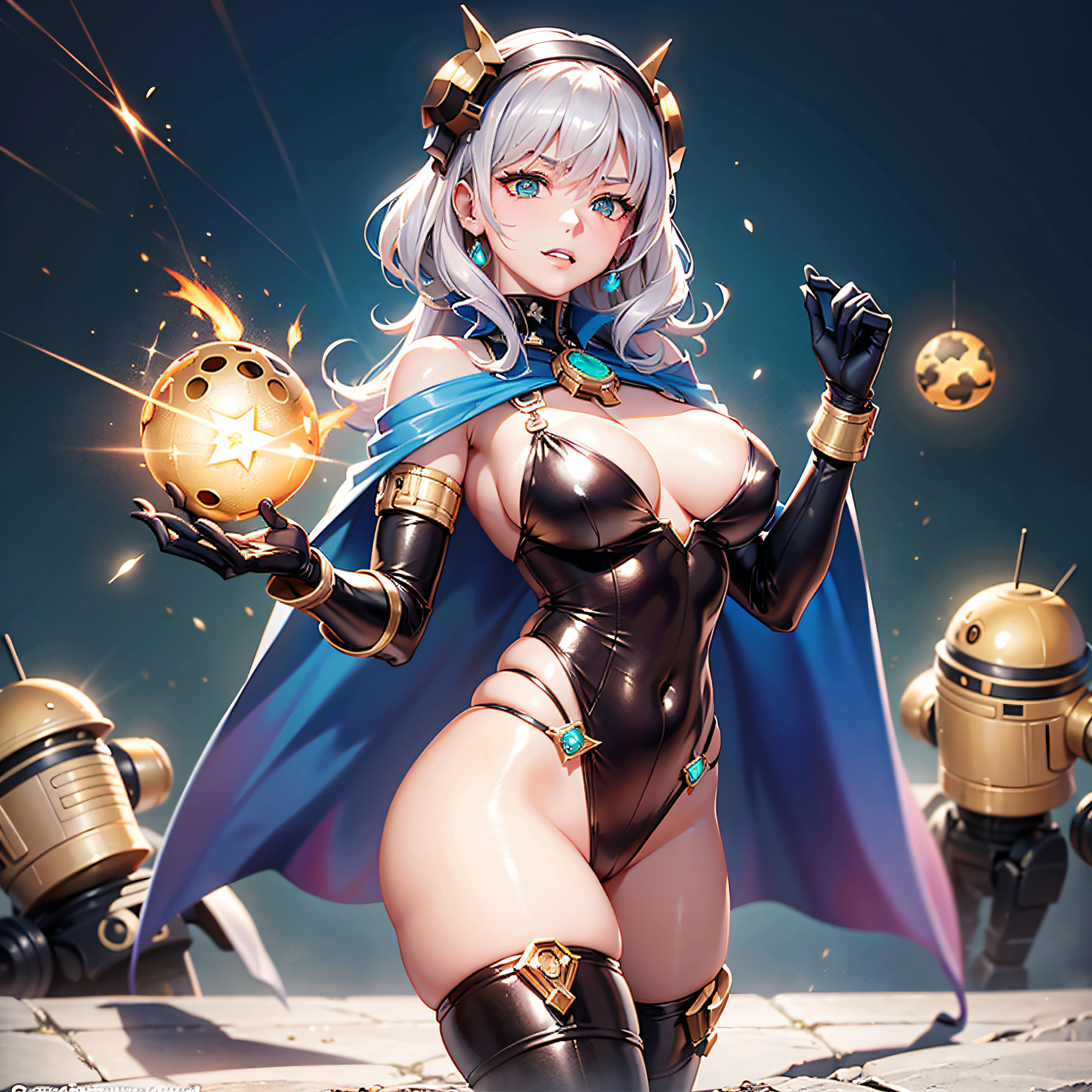 Fire-follet dazzling moon dark nights "Xwing Star-Wars BattleShip Queen 6PO" Futuriste Scene "Heavy Metal" Diplomatic conceptual glamour pure female symmetrical oiling athletes 38years key athletic slow walking playing Cosplay "Princesse Laia" "Daisy Ridley" "Nathalie Portman" Baroque Goddess body face cheekbones effects glow sad embarrassed:1.5 max saturated:1.5 hairstyles ecstatic lazuli goute entre beaux:1.5 yeux:1.5 dark brown pupils black irises turquoise sapphires mouth open teeth obvious smiles fringes:1.5 clavicles jacket floating jacket fixed shoulders:Open cape levitating jaket opals white shirt papillotes lace corsait gothic zip tin navy thick leathers bikini supports various breasts pointed:1.37 satin skirt:1.5 soies assorties amples spinelles nombril:1.5 Size chastity belt:1.5 silver adorned padlock Gold scarlet pubis-hairy obvious indigo garter underwear snap thighs legs boots volumetric gothic decorated onyx ruby invokes:1.37 delicate Toys CGSCOSITY robots sunLight luminescence ultra pro-photorealistic:1.5 optimal:1.5 qualities precise details:1.5 DSLRs max resolution:1.5 colors-coded perfection improved graduated:1.5 Octane_rendered UHD XT3 16K DSLR HDR UnrealEngine5 Real Shadows 3dcg Analog Sharpness Android Mecha Robot (EOS R6 135mm 1/1250s f/2.8 ISO400) C3PO fullbodye "Darth Vador" Mechanized adaptable gadjet Carbonites rune mannequins "Bruce Weber" girls tattoo fully dressed armor chrome Mandalorian heavy metallic flat bands fathoms brass richly decorated:1.37 embroidered glyphs ornate lava weapon plasma Tourmaline silver engravings lava incandescent DeathStar inoxxwing-fire-shoot-laser depths:1.5 background:1.5 equirectangular 360 chef-d' Background Alessandro Casagrande Michelangelo nsfw:1.37 etc.
