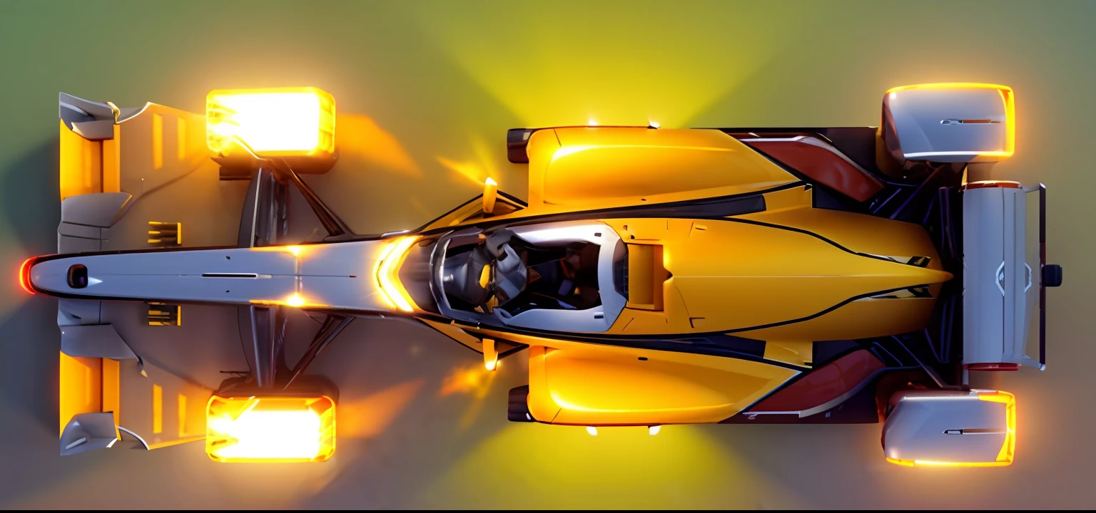 A red and black race car,There are yellow stripes on the front, top - view, isometric view from behind, Top-down view, top - down view, 2 0 2 1 formula 1 audi car, formula one car, overhead birdseye view, 2 d overhead view, isometric top down left view, forward facing angle, F11:6,3 d render stylized, cute 3 d render, 《overwatch》Reinhardt, Nendoroid 3D, author:Lee Jeon-suk, stylized 3d render, super detailed render, high res render, advanced digital chibi art, rendered in redshift, high quality rendering,sunsight,During the day,Without background。8K
