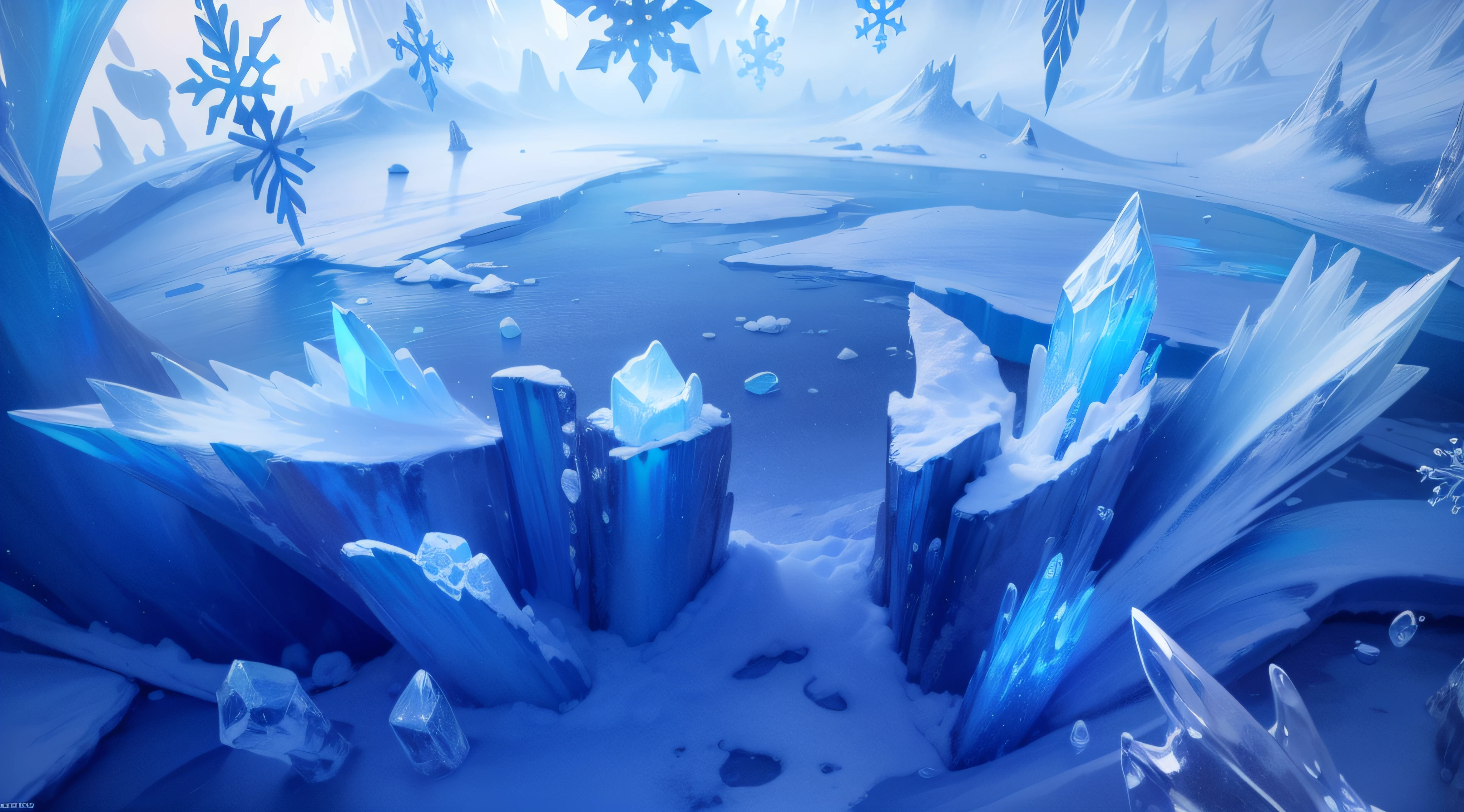 background, ice, frozen, movie --auto