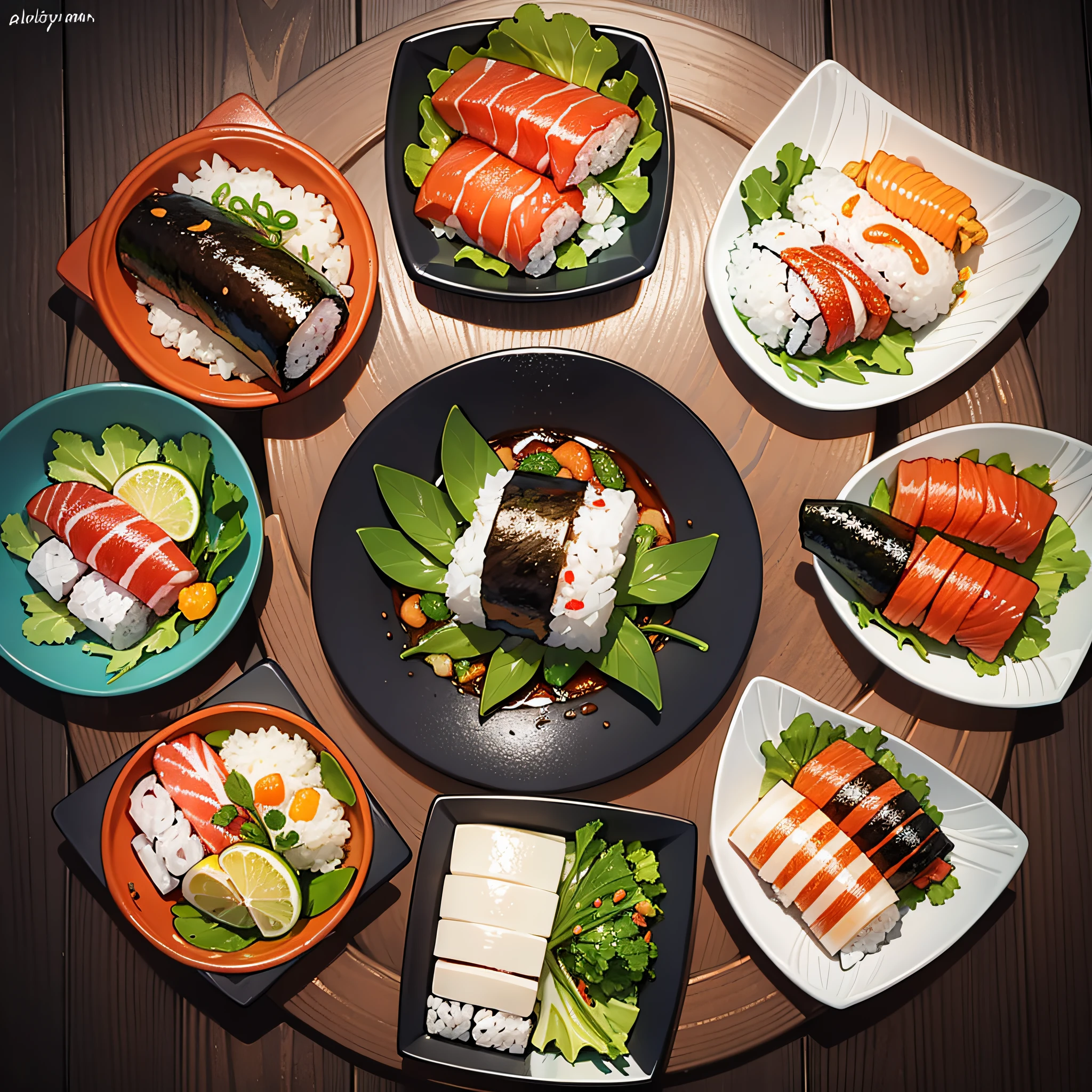 sushi, japanese food