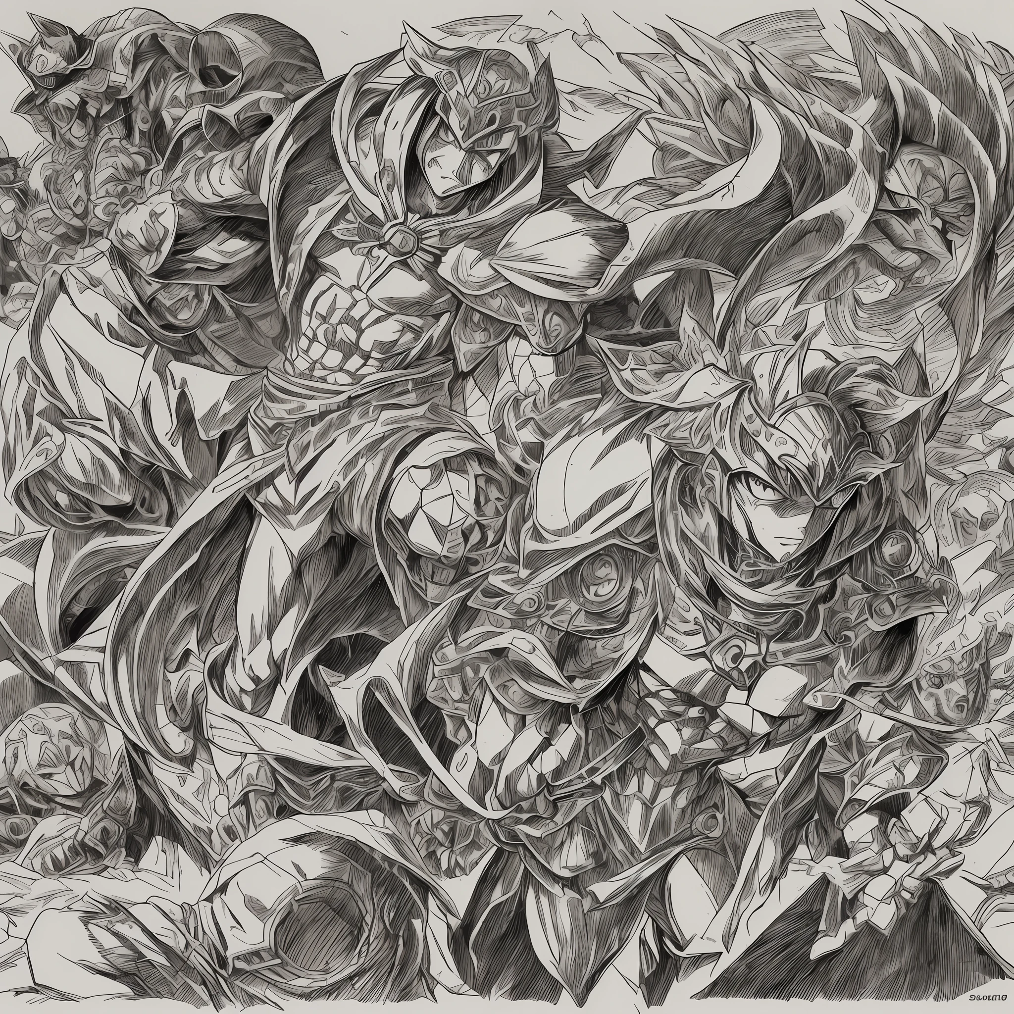 ((1 homem Cavaleiro da obra Saint Seya)), (unreal motor render Sao Seiya, Directed by: Okada Beisanjin), visual de anime, Arte Oficial, Obra-prima do anime, Getter Robo, an epic anime of a energy man, arte oficial altamente detalhada, Camada de anime, (((kentaro miura manga art style))), ((((rosto de anime, anatomicamente correto)))), (corpo detalhado), (armadura detalhada), (full-body view), --auto