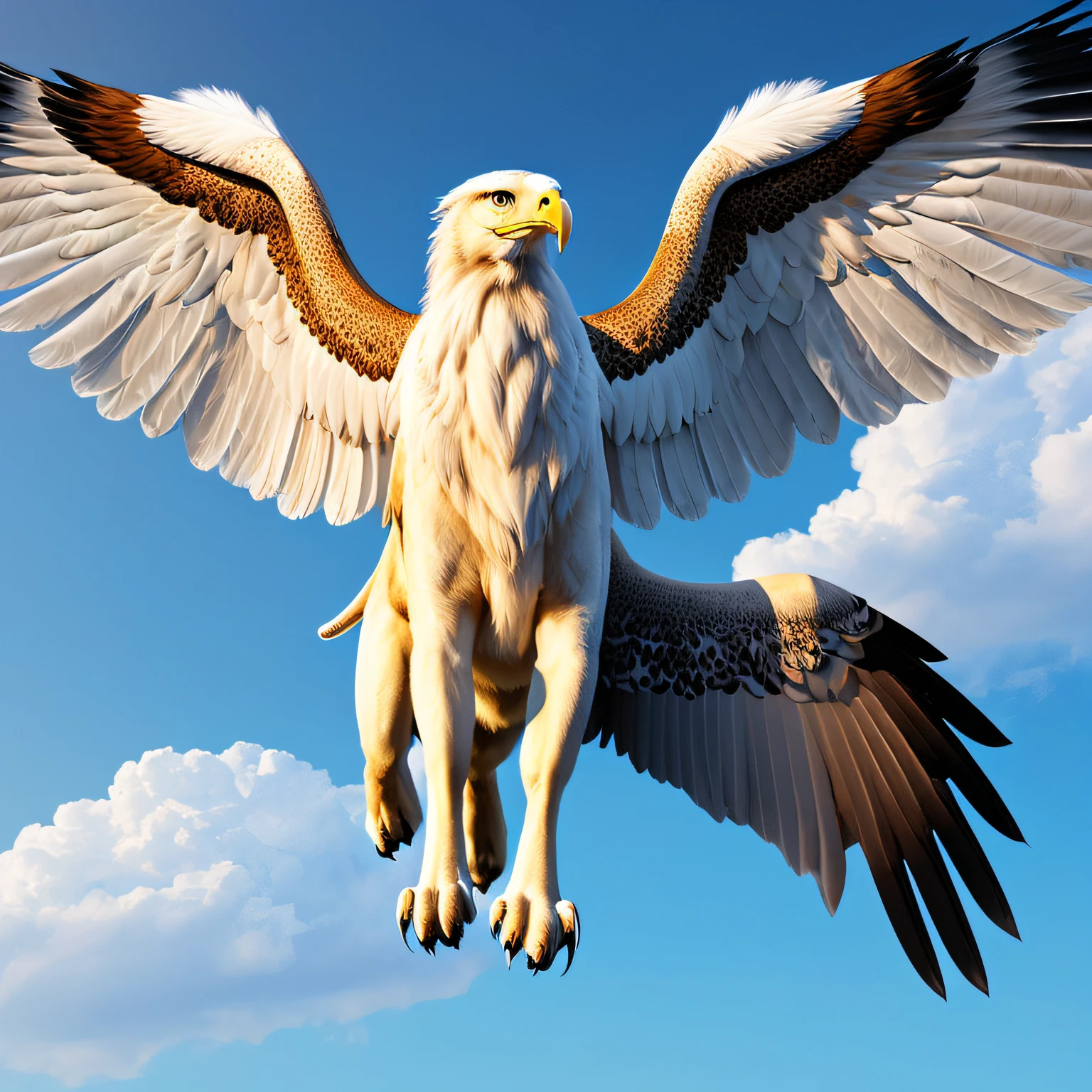 (pure white background,photo-realistic,ultra-realistic,highly detailed),(luminous,sparkling),four creatures from the bible:(Lion+Taurus+Man+Eagle),(flying),(sky,heavenly),(six wings),(eyes everywhere:1.2) --auto